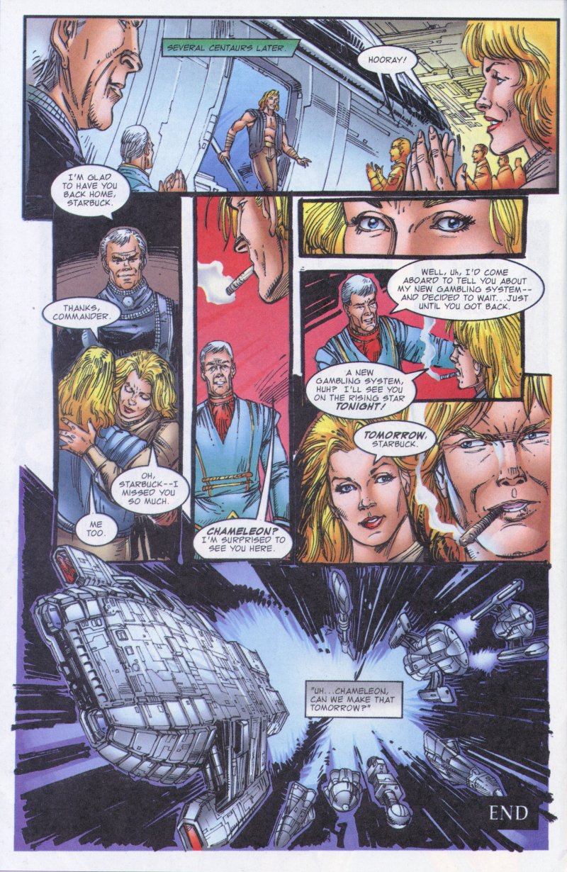 Read online Battlestar Galactica: Starbuck comic -  Issue #3 - 23