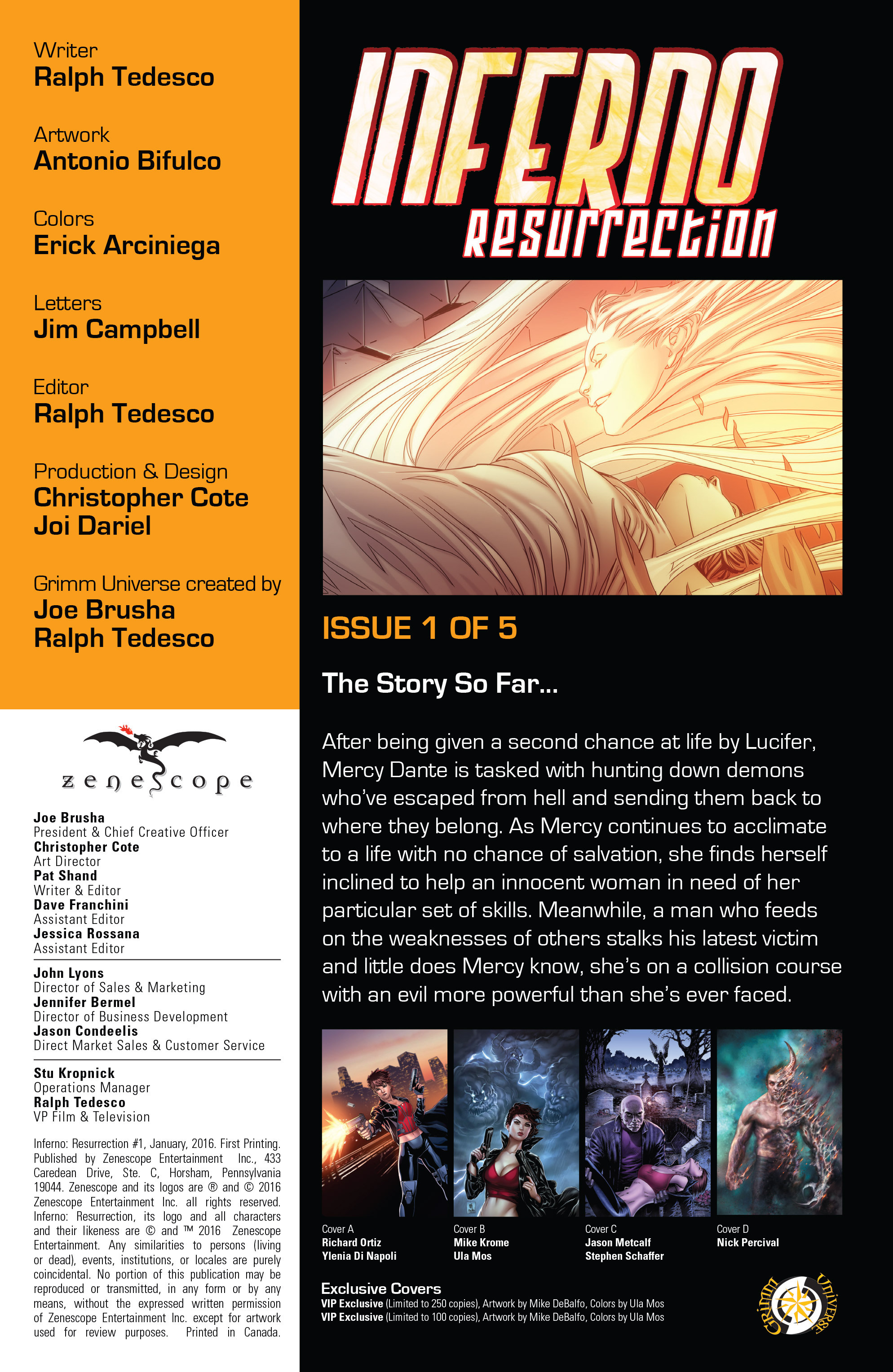 Read online Inferno: Resurrection comic -  Issue #1 - 2