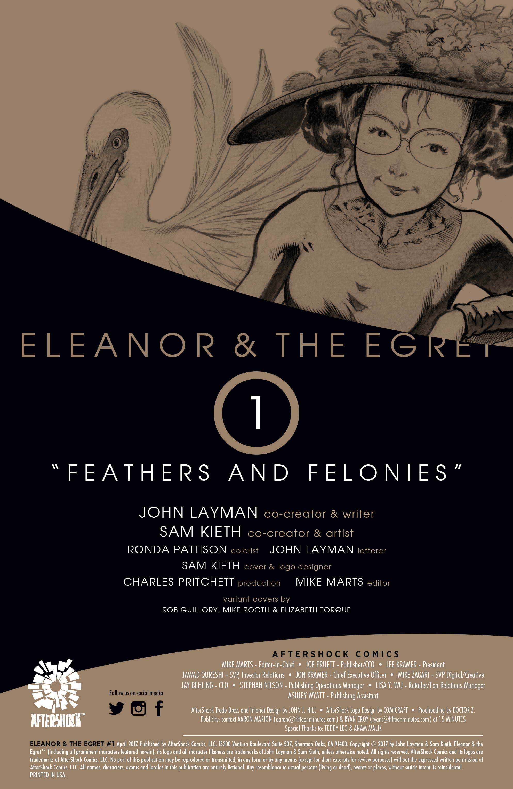 Read online Eleanor & The Egret comic -  Issue #1 - 2