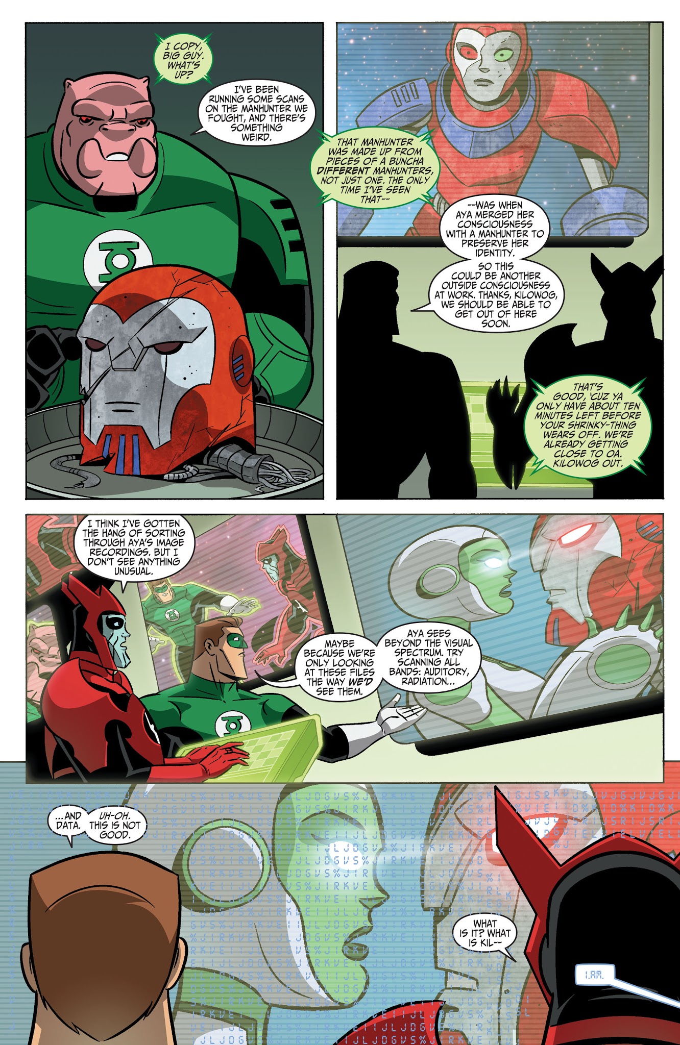 Read online Green Lantern: The Animated Series comic -  Issue #14 - 15