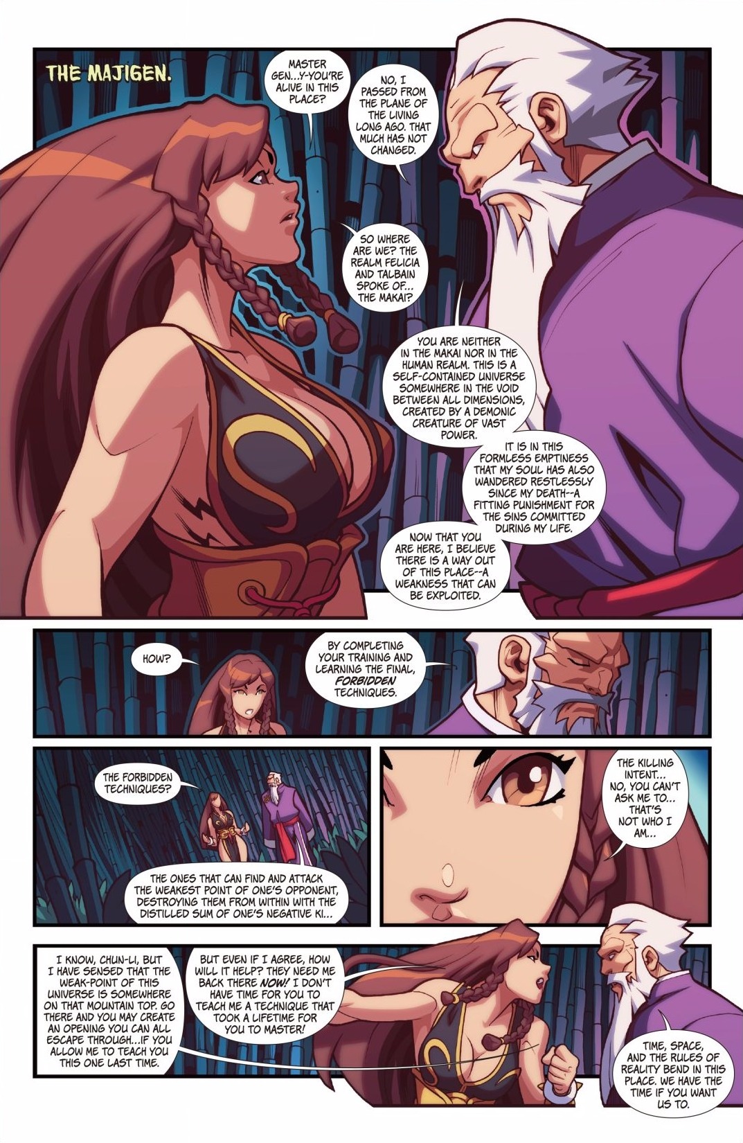 Read online Street Fighter VS Darkstalkers comic -  Issue #5 - 13