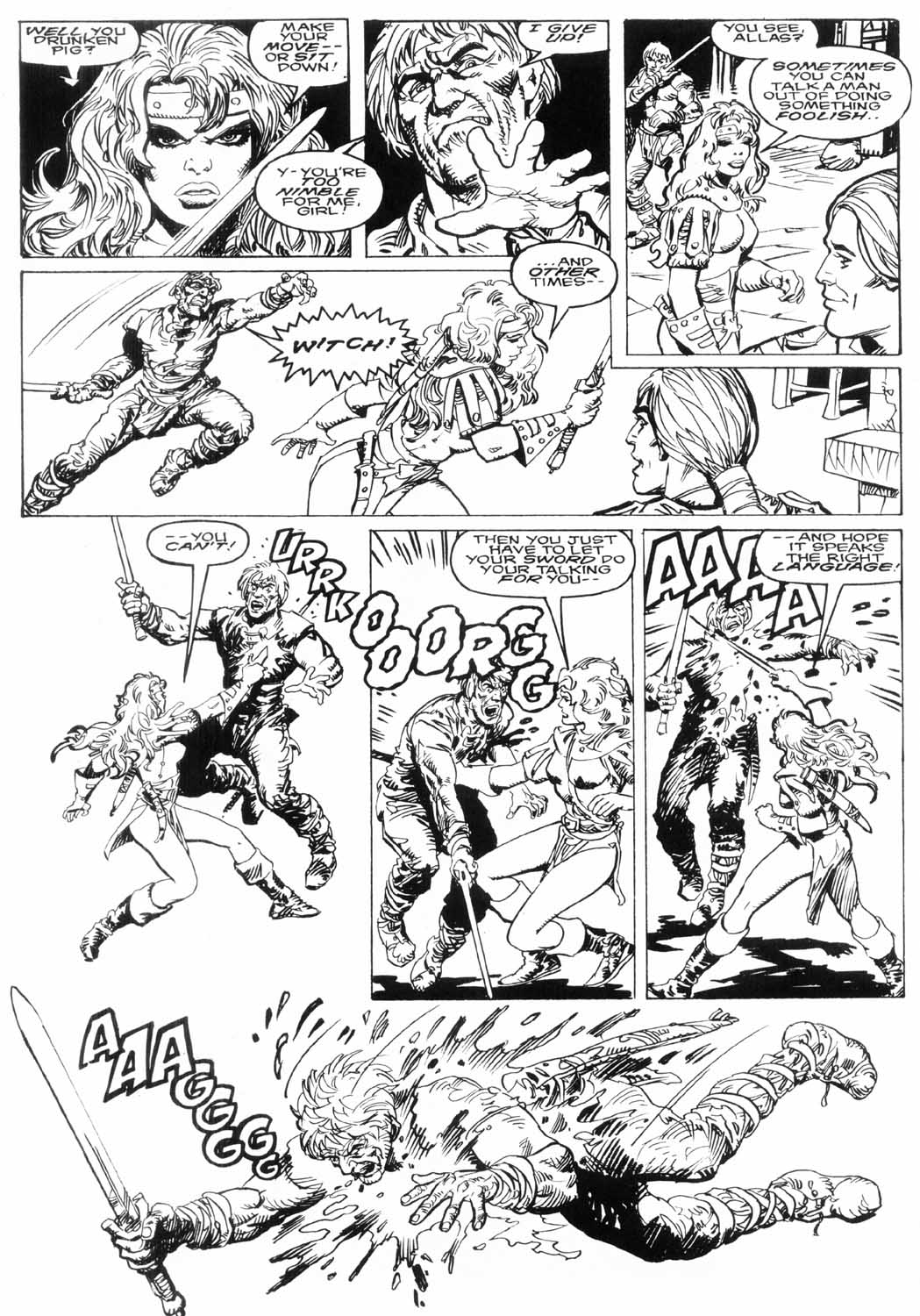 Read online The Savage Sword Of Conan comic -  Issue #230 - 33