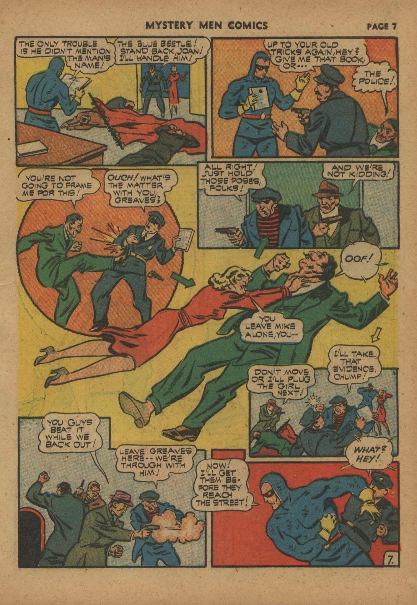 Read online Mystery Men Comics comic -  Issue #26 - 9