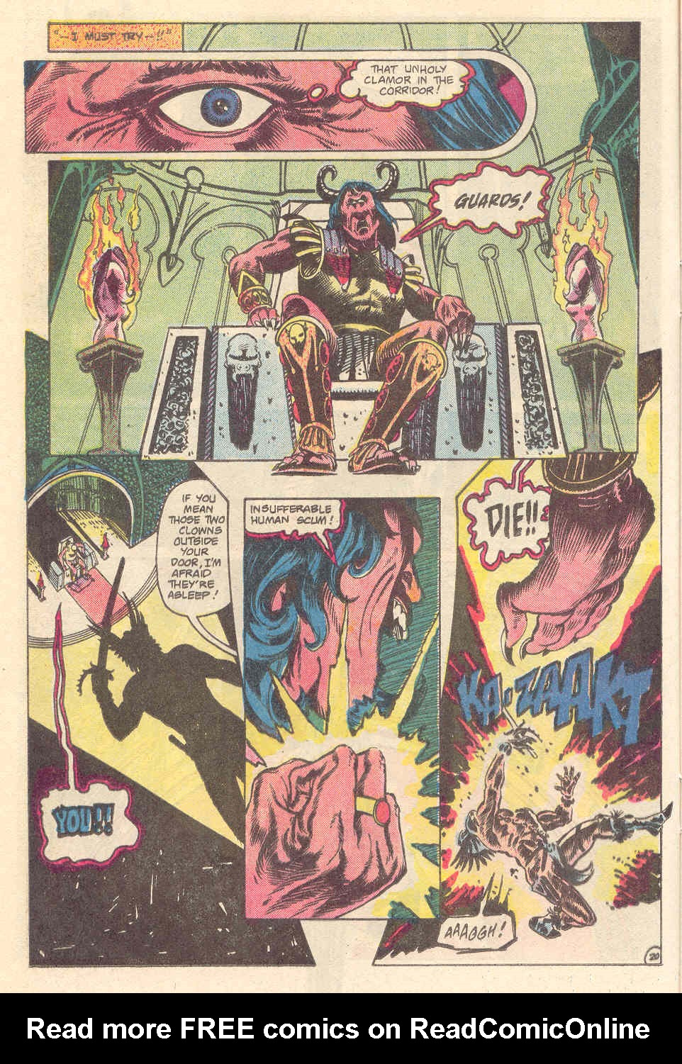 Read online Warlord (1976) comic -  Issue #100 - 20