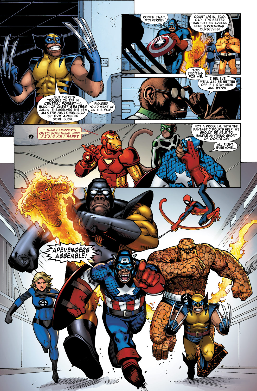 Read online Marvel Apes: Amazing Spider-Monkey Special comic -  Issue # Full - 19