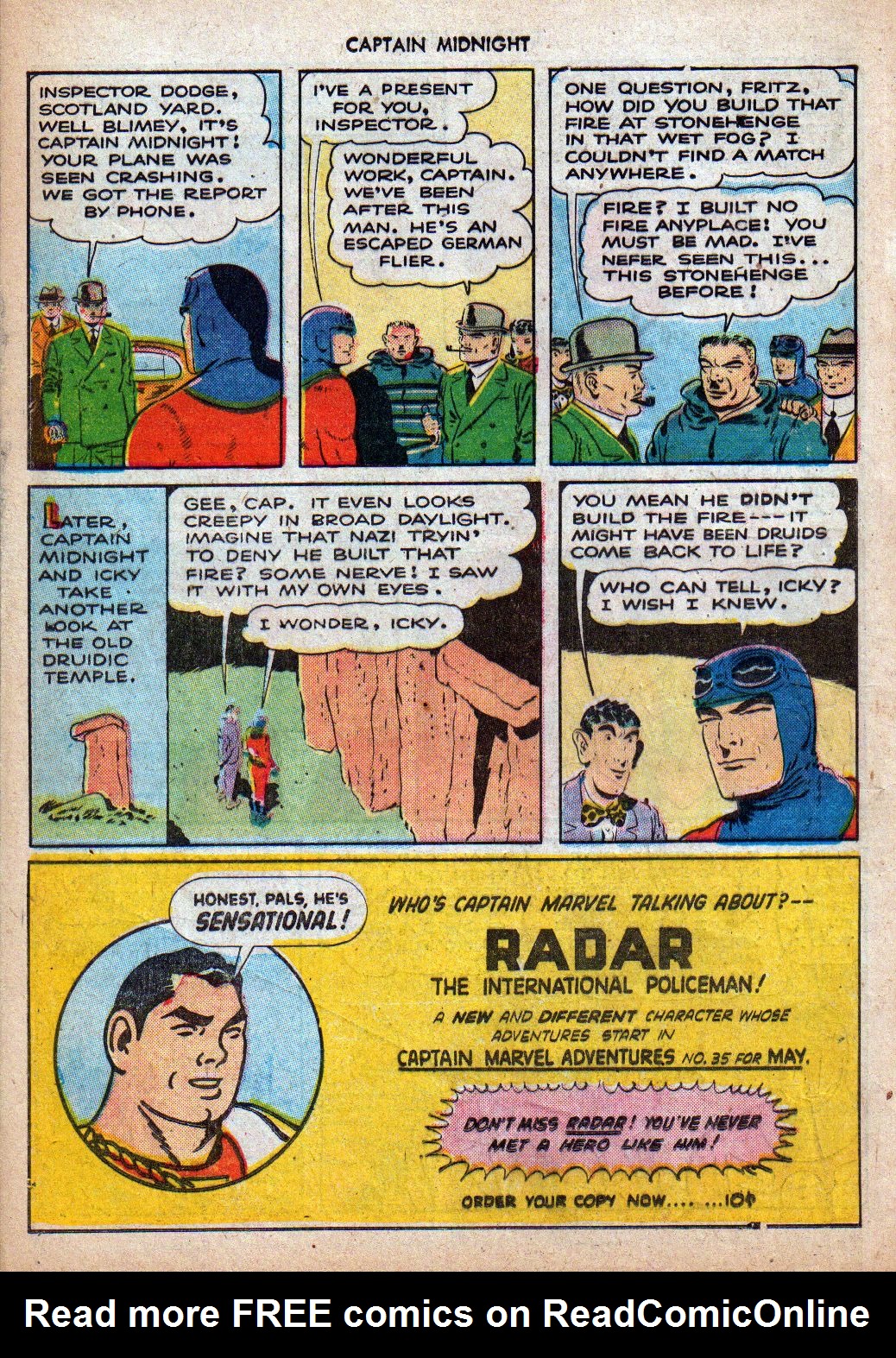 Read online Captain Midnight (1942) comic -  Issue #19 - 24