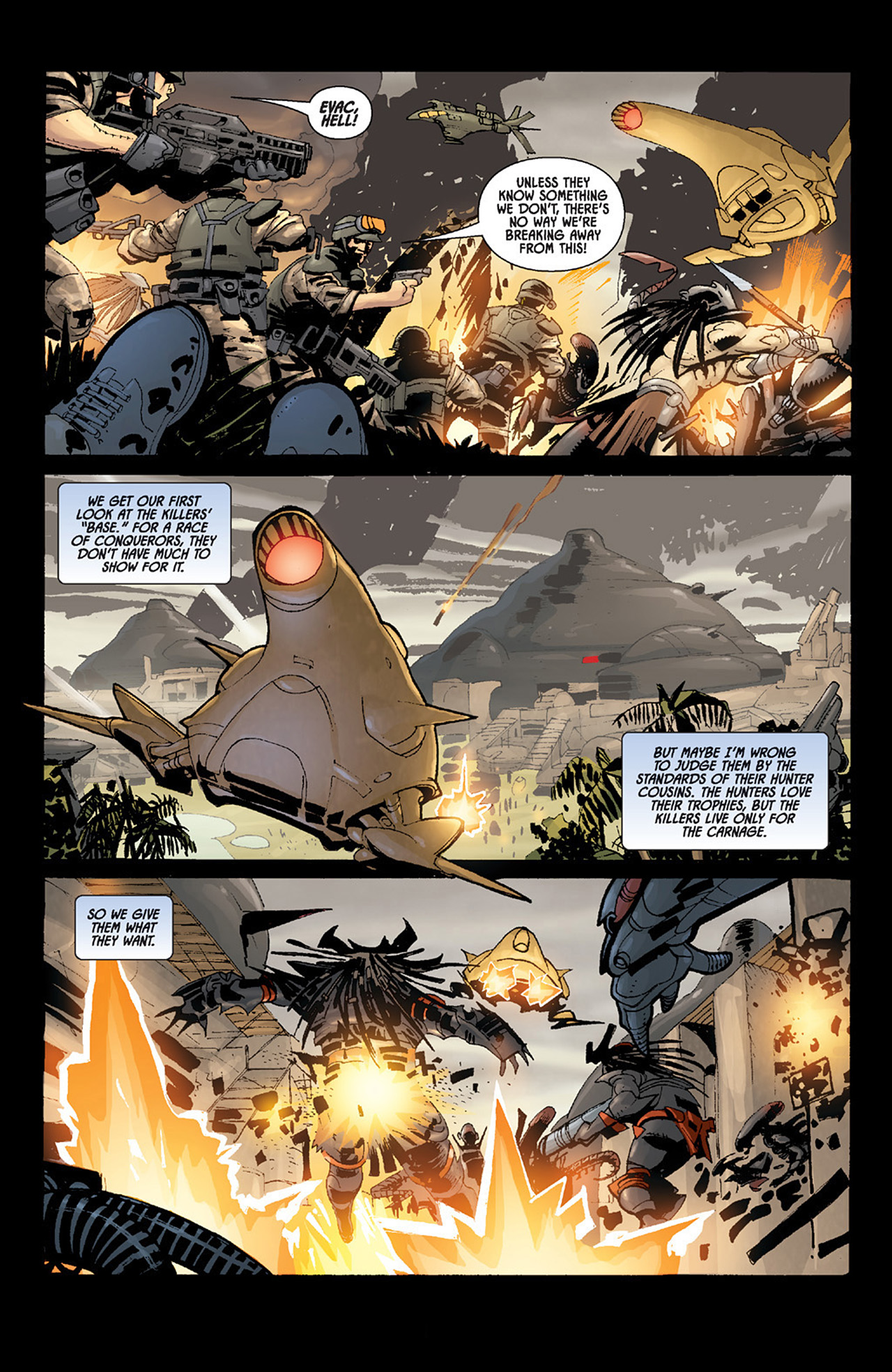 Read online Aliens vs. Predator: Three World War comic -  Issue #6 - 10