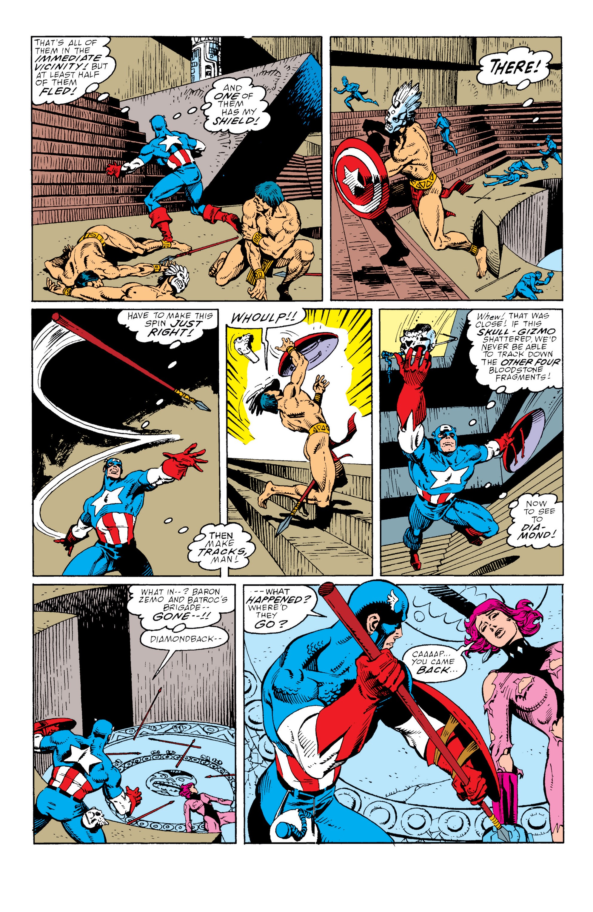Read online Captain America Epic Collection comic -  Issue # TPB The Bloodstone Hunt (Part 2) - 97