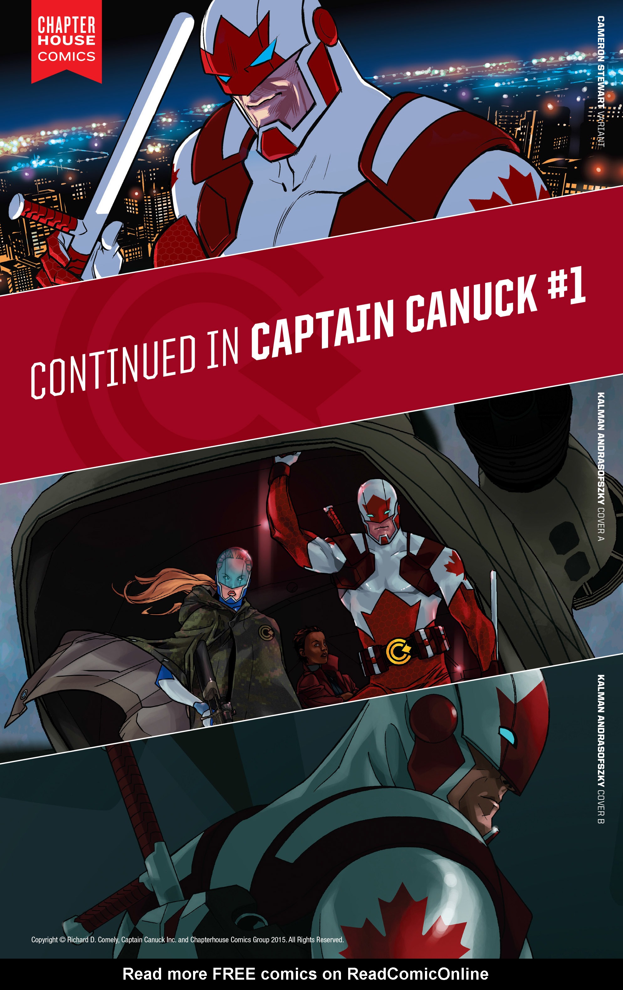 Read online Free Comic Book Day 2015 comic -  Issue # Captain Canuck - 7