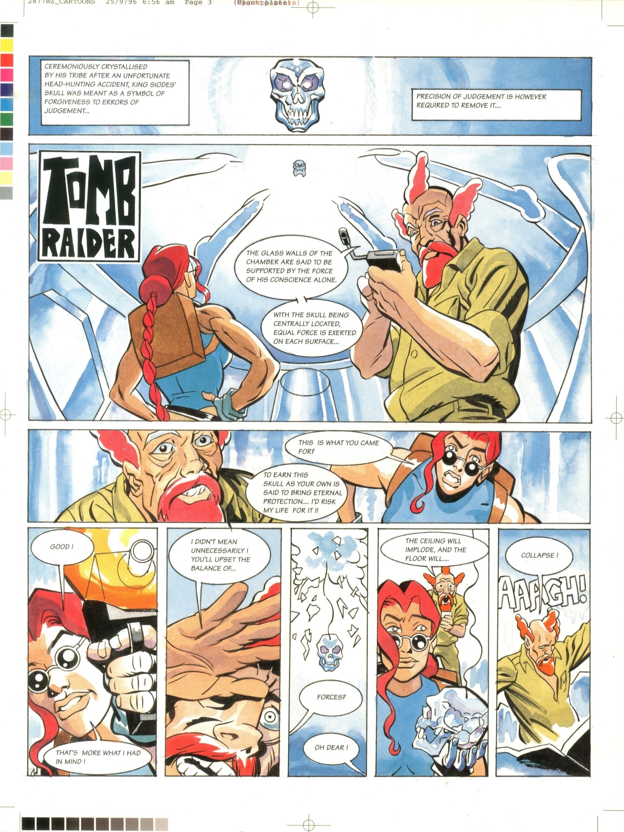 Read online Tomb Raider Comic Debuts in Mean Machines SEGA comic -  Issue # Full - 8