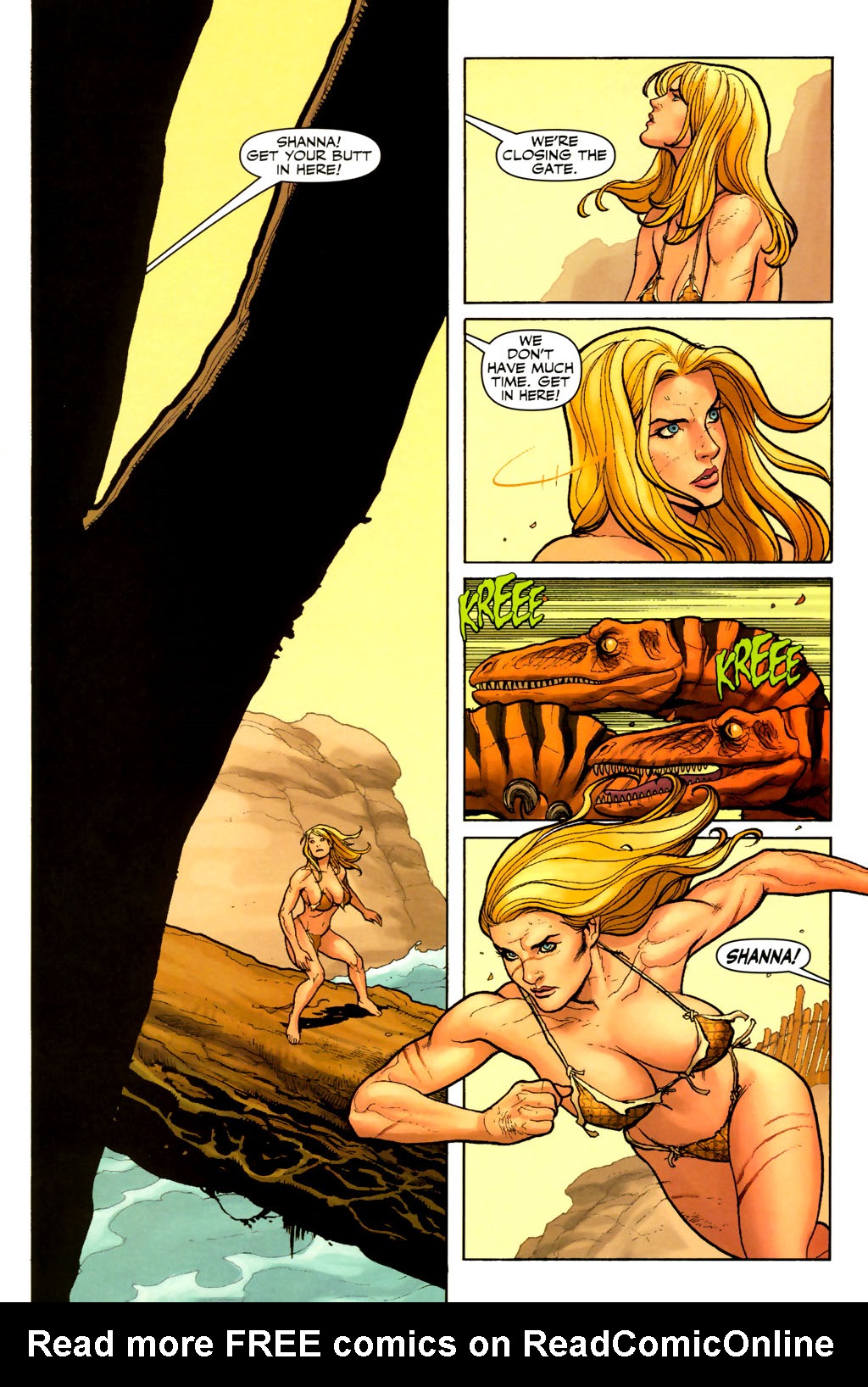 Read online Shanna, the She-Devil (2005) comic -  Issue #7 - 9