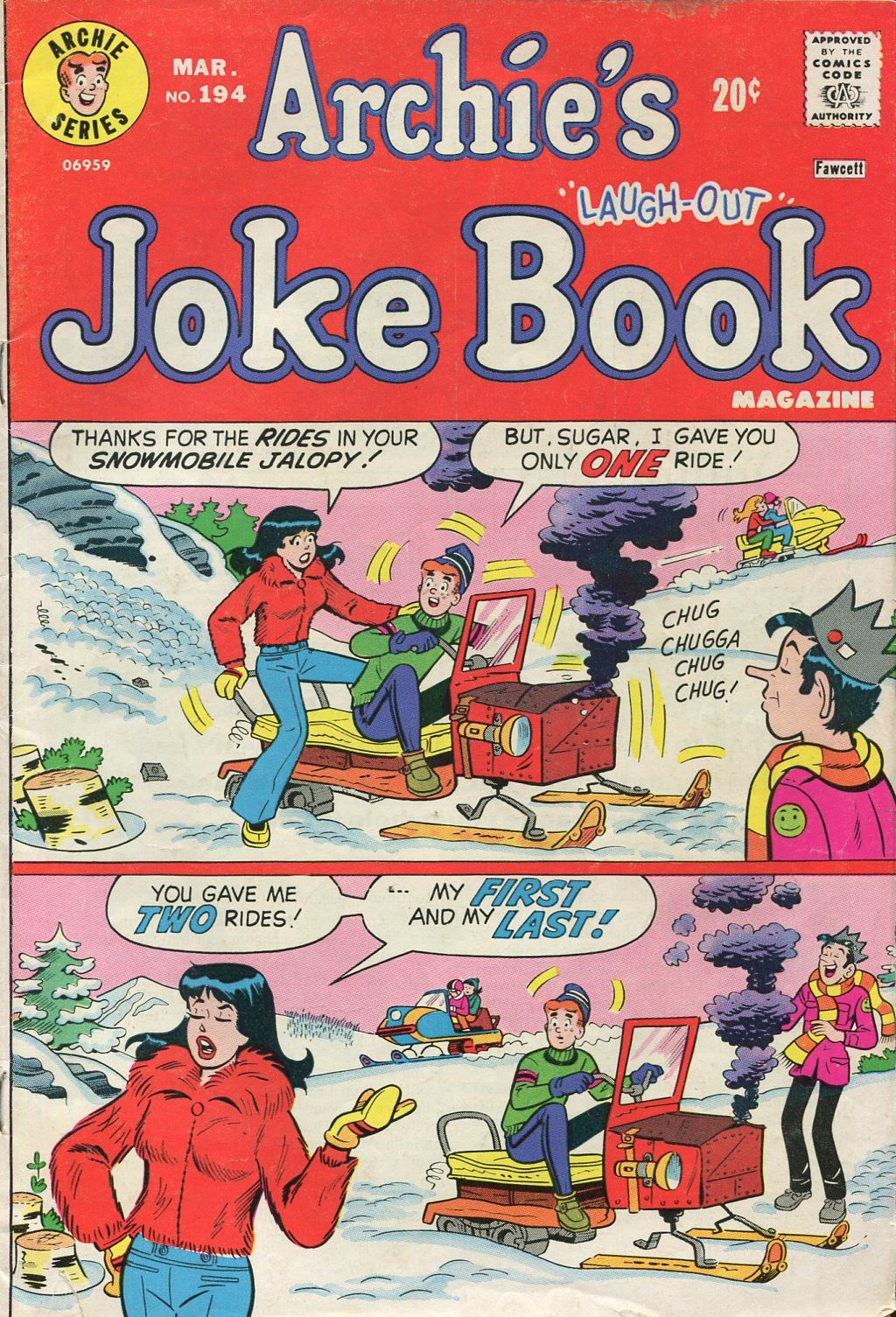Read online Archie's Joke Book Magazine comic -  Issue #194 - 1