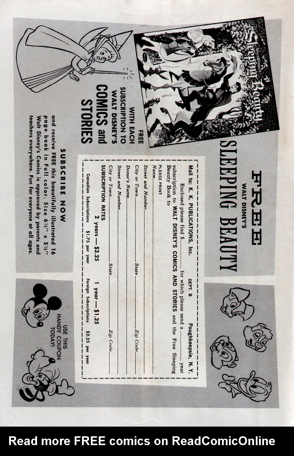 Read online Walt Disney's Comics and Stories comic -  Issue #323 - 2