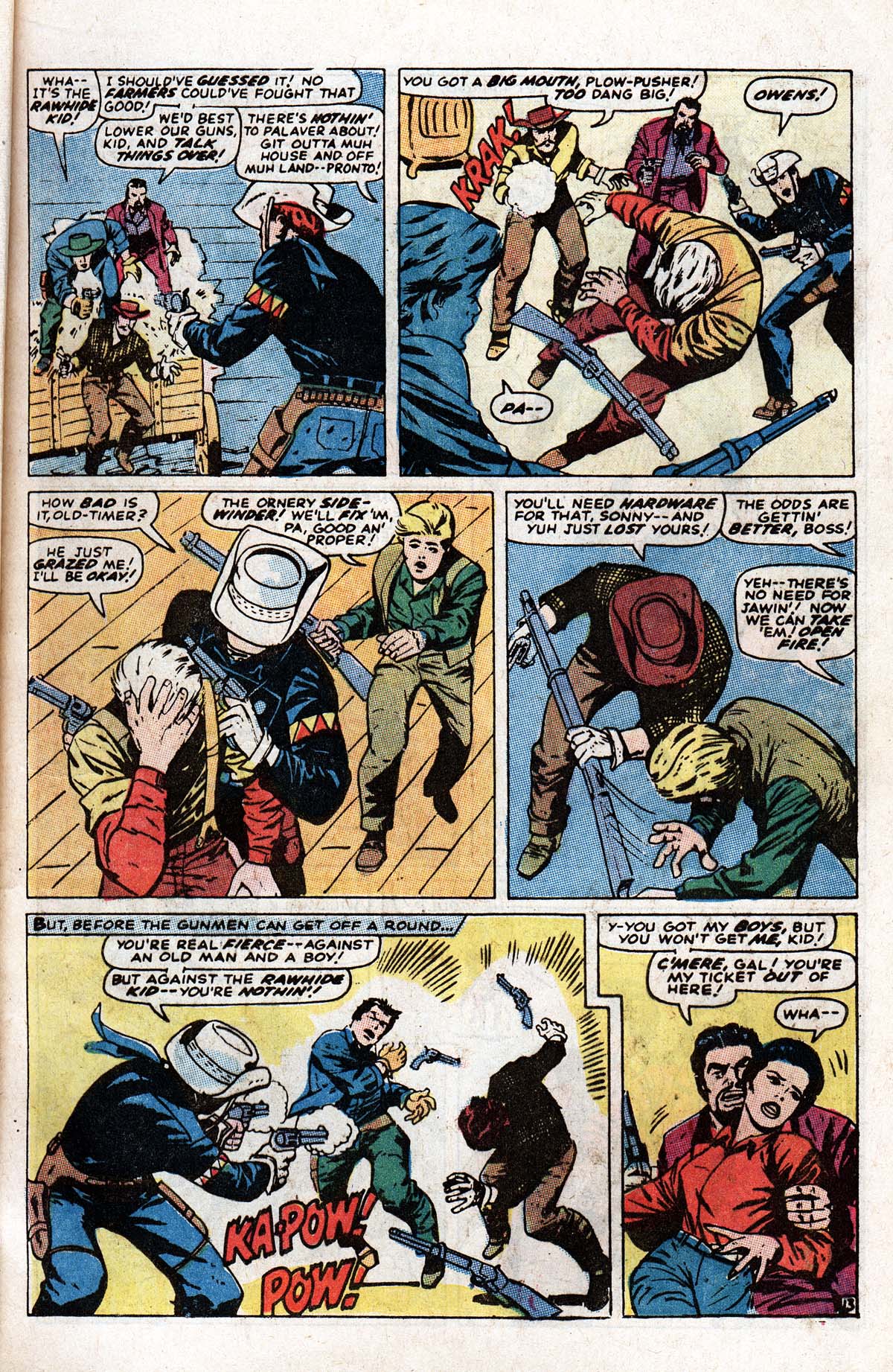 Read online The Mighty Marvel Western comic -  Issue #10 - 14