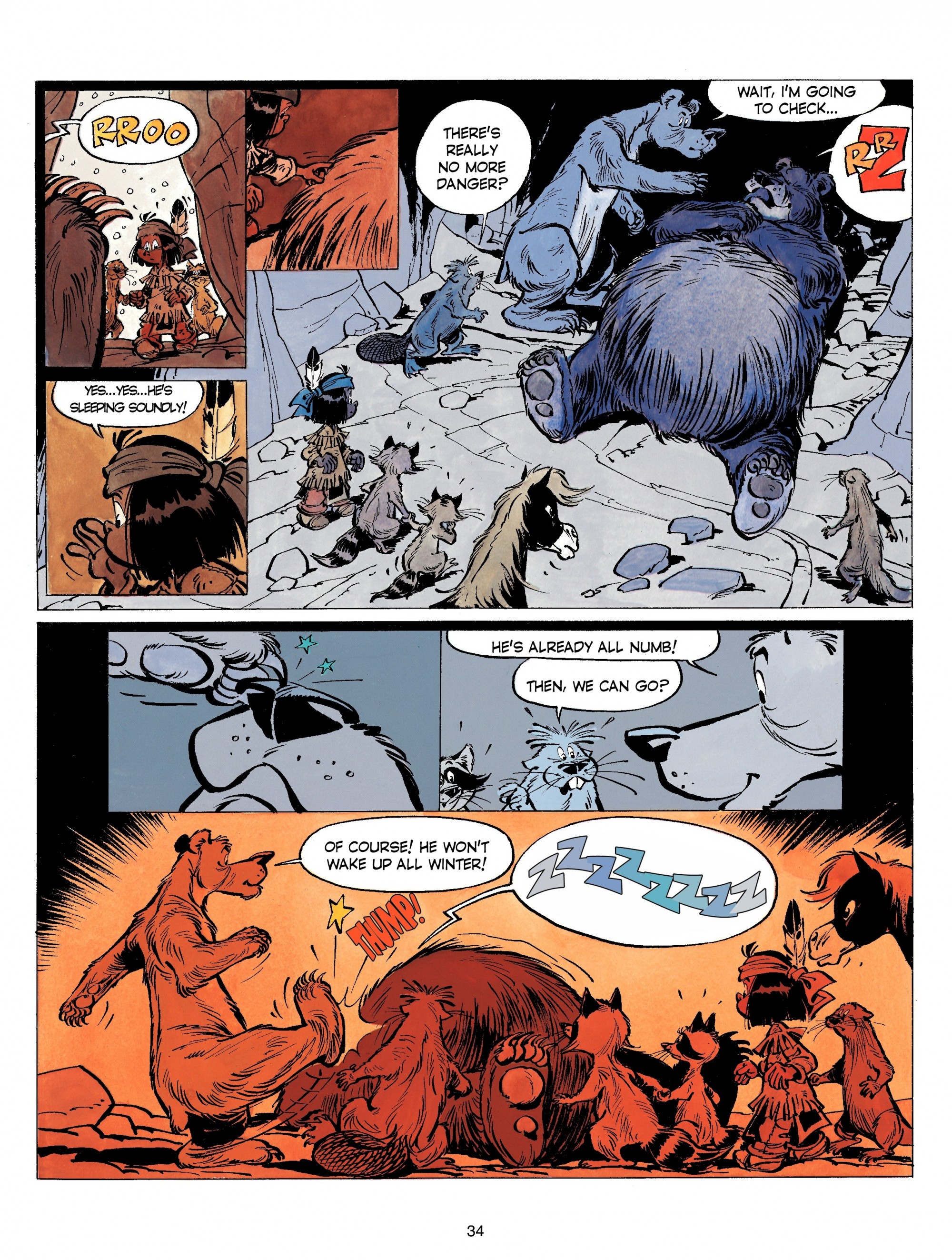 Read online Yakari comic -  Issue #4 - 34