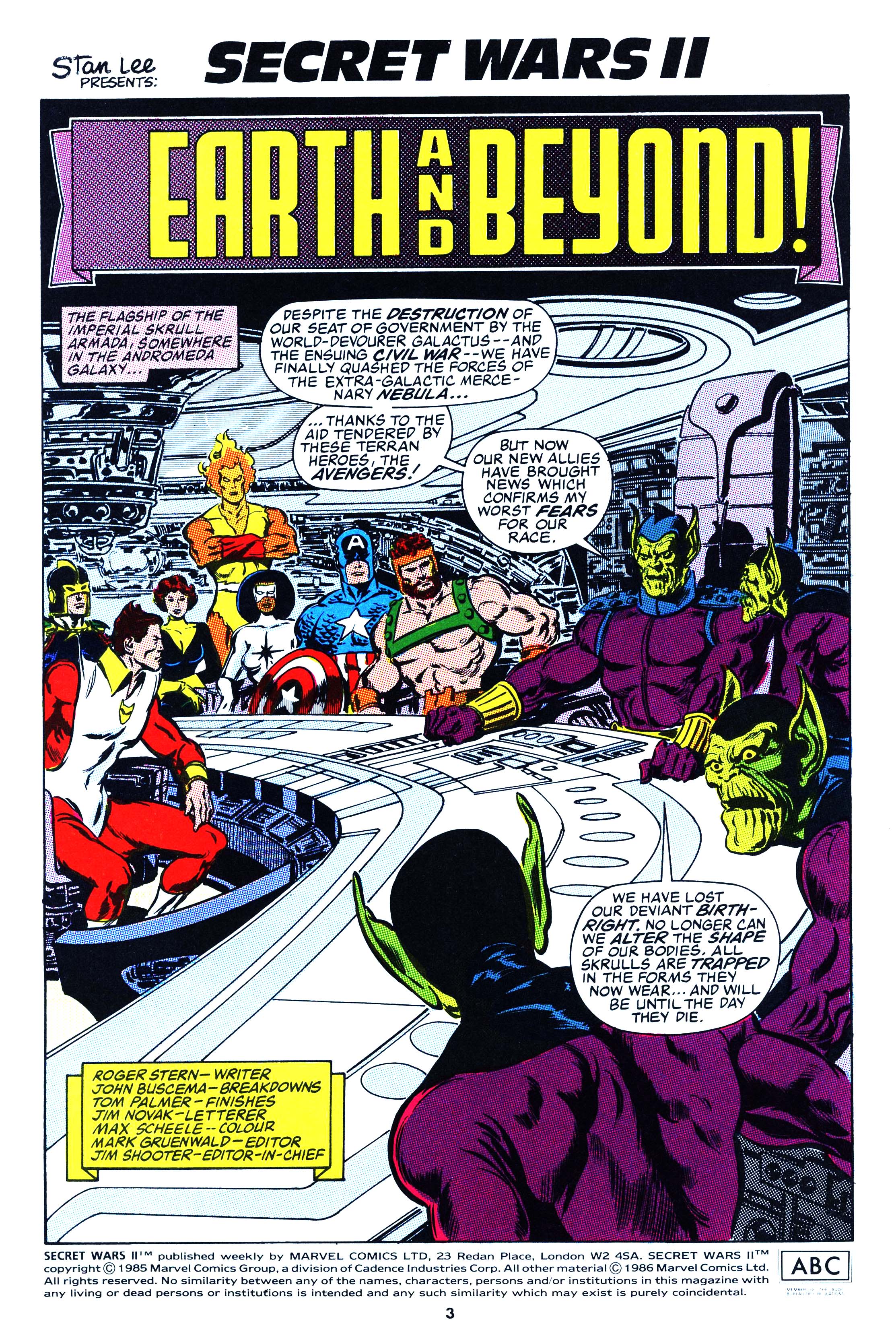Read online Secret Wars (1985) comic -  Issue #59 - 3