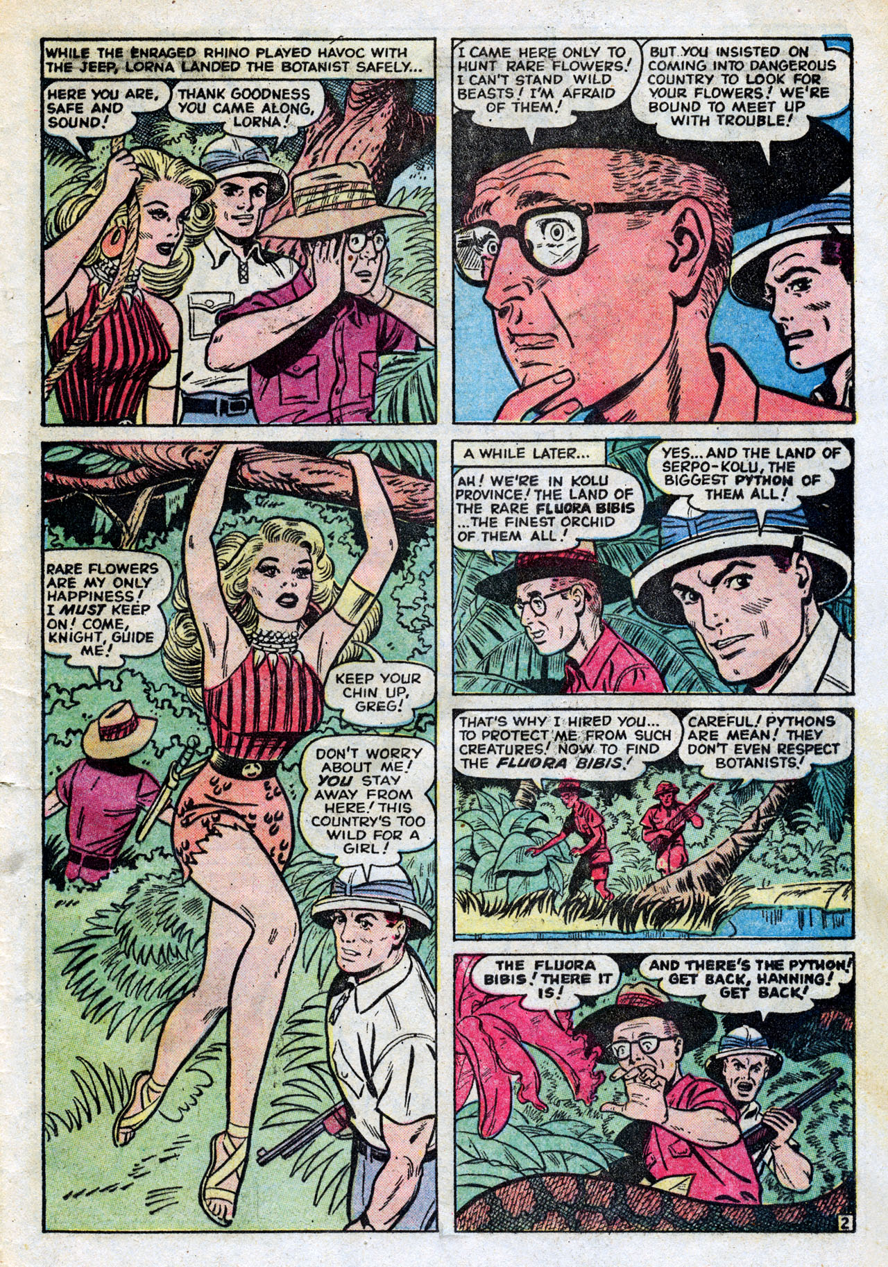 Read online Lorna, The Jungle Girl comic -  Issue #23 - 29