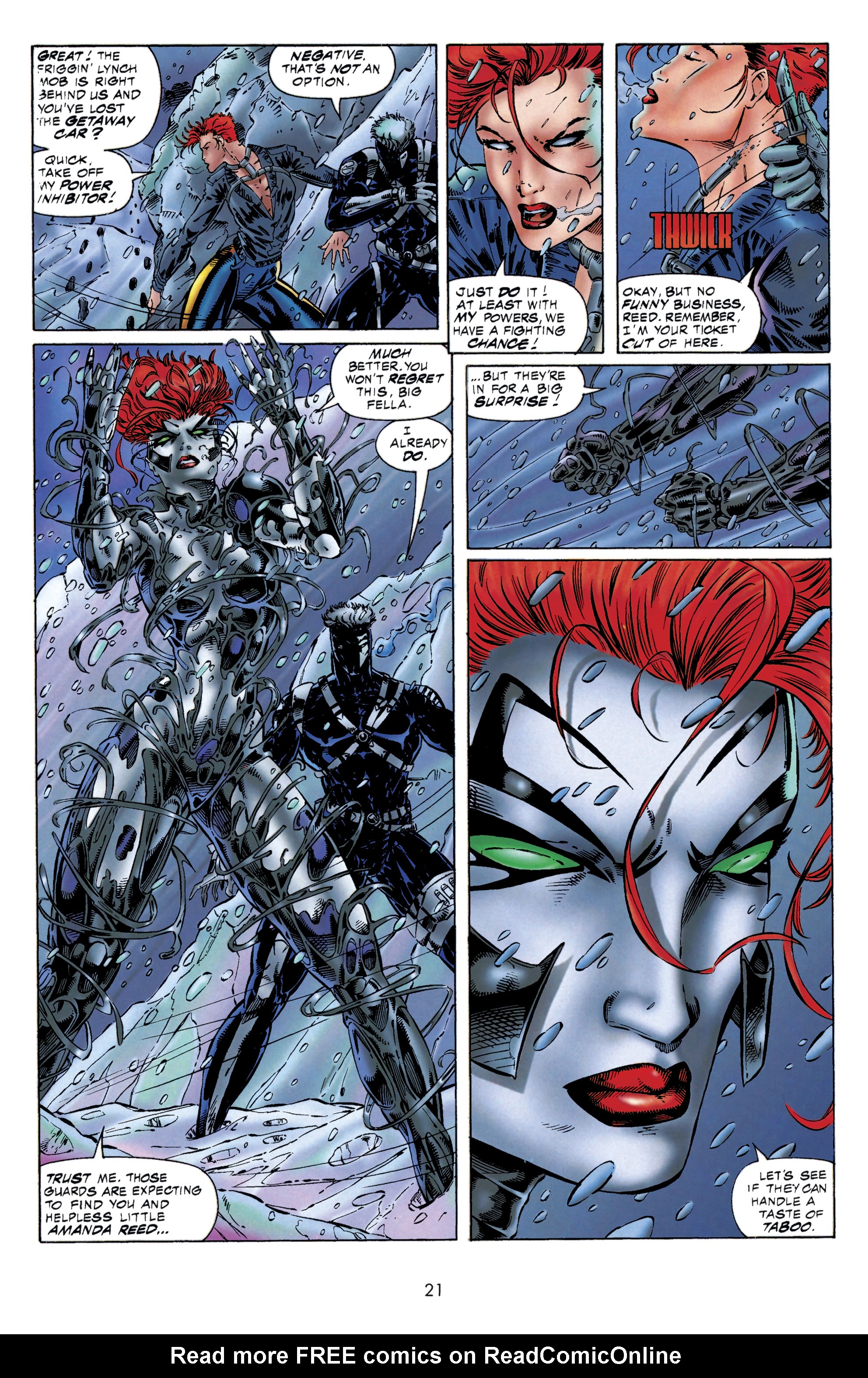 Read online Backlash comic -  Issue #1 - 22