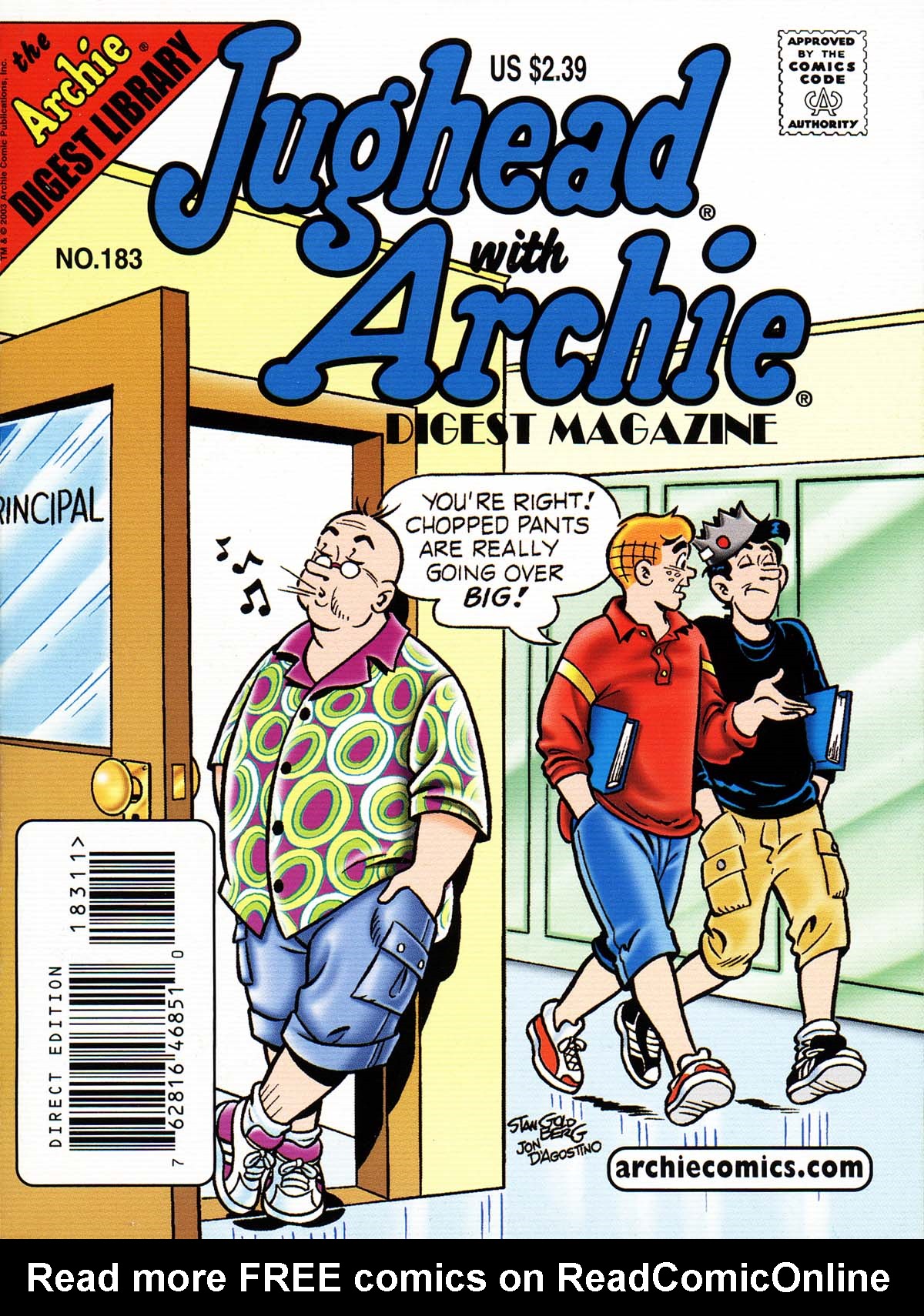 Read online Jughead with Archie Digest Magazine comic -  Issue #183 - 1