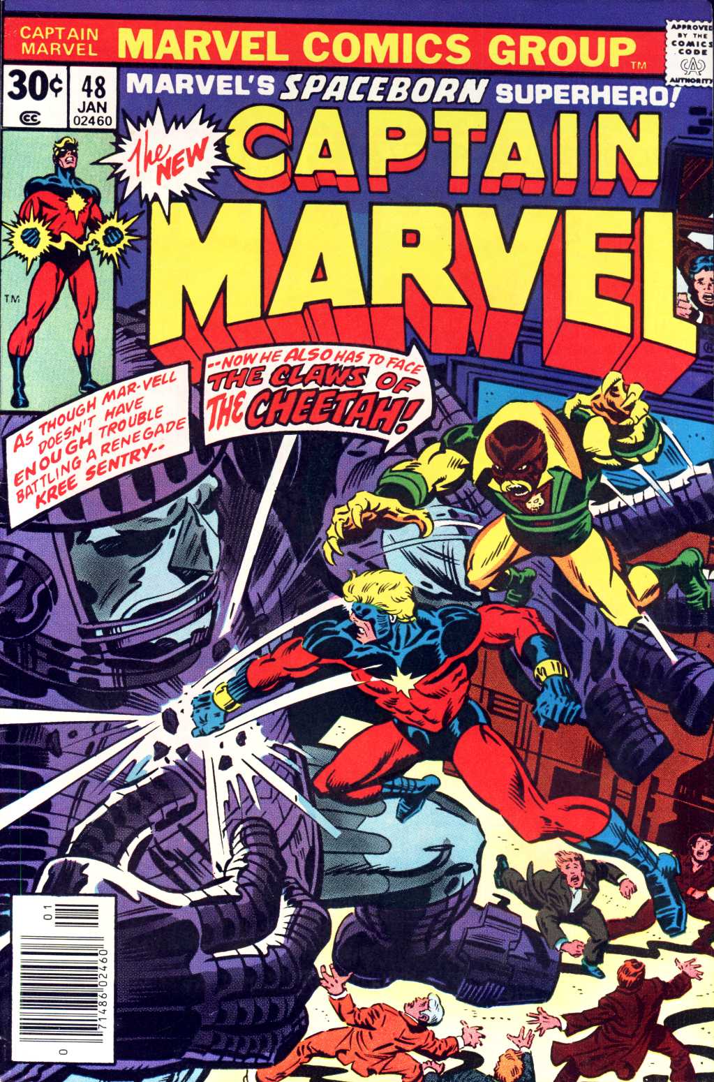 Read online Captain Marvel (1968) comic -  Issue #48 - 1