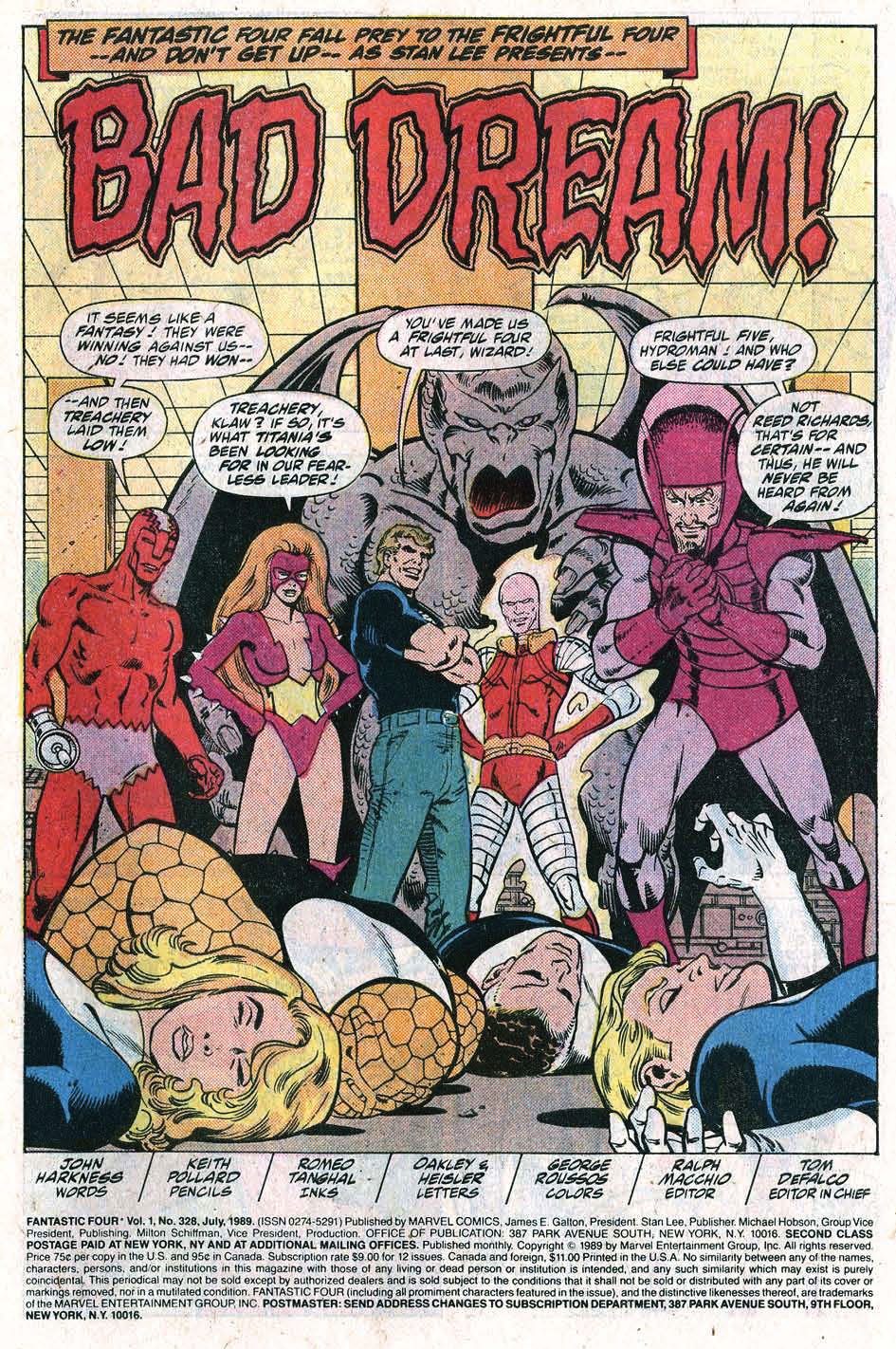 Read online Fantastic Four (1961) comic -  Issue #328 - 3