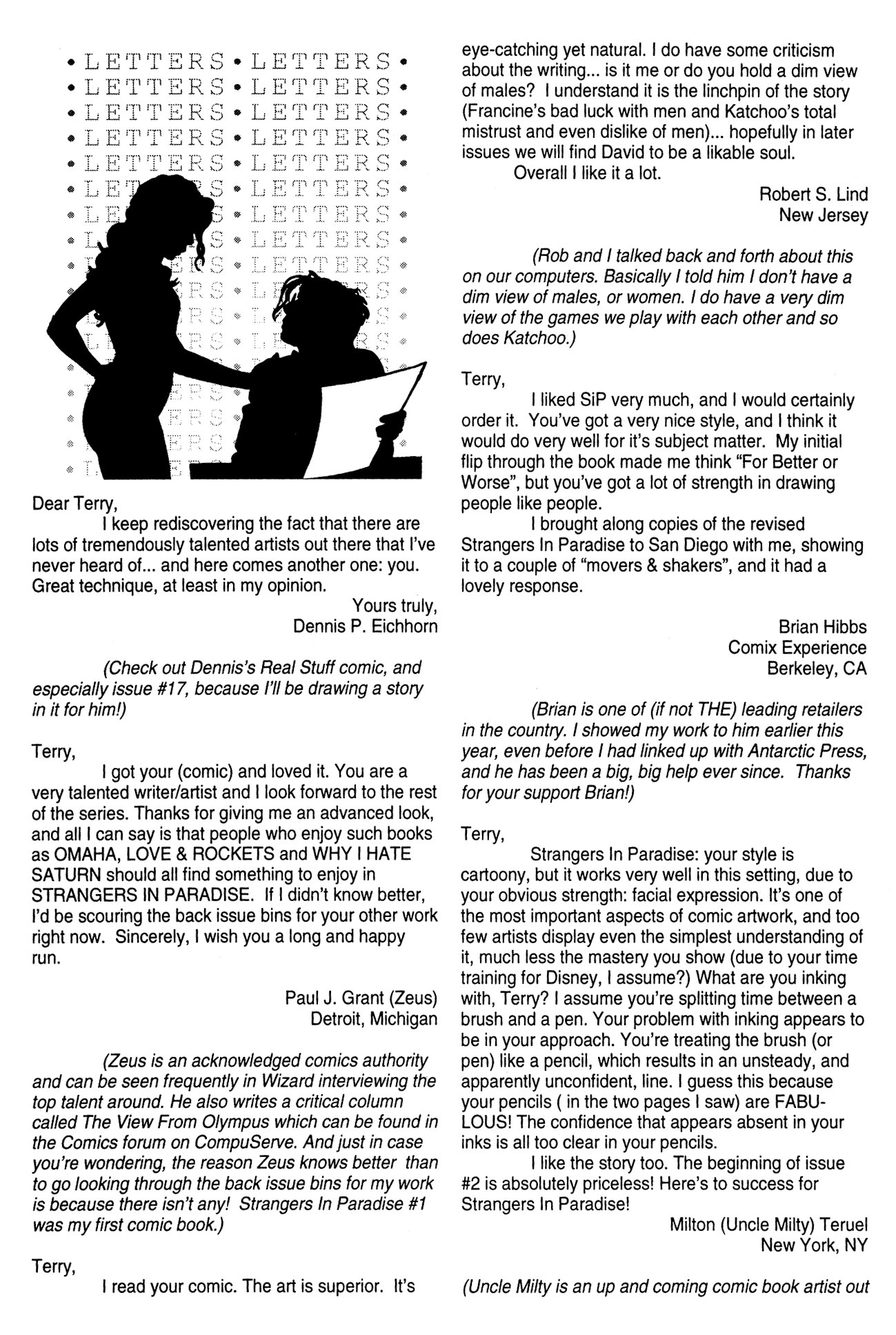 Read online Strangers in Paradise (1997) comic -  Issue #2 - 30