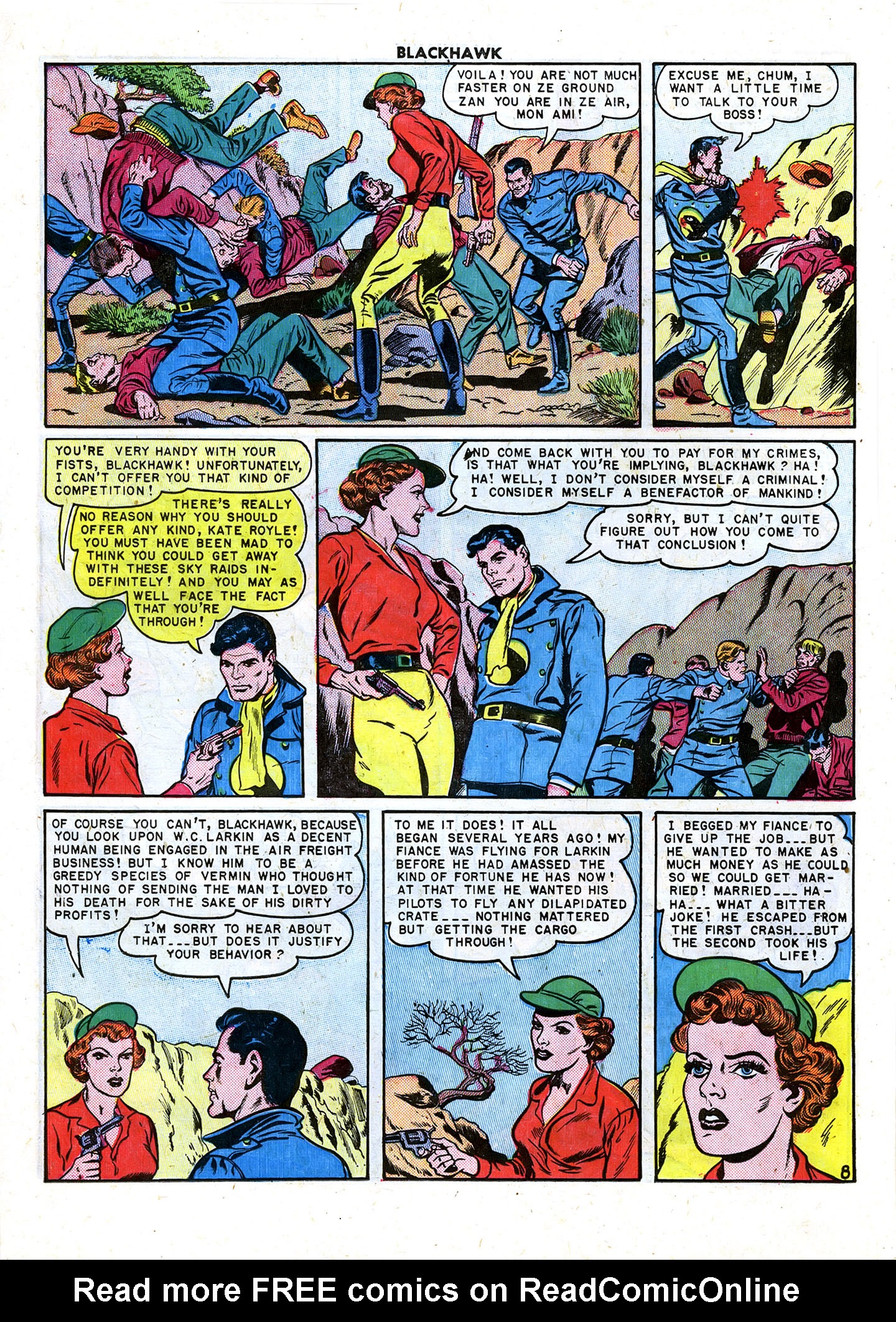 Read online Blackhawk (1957) comic -  Issue #36 - 22