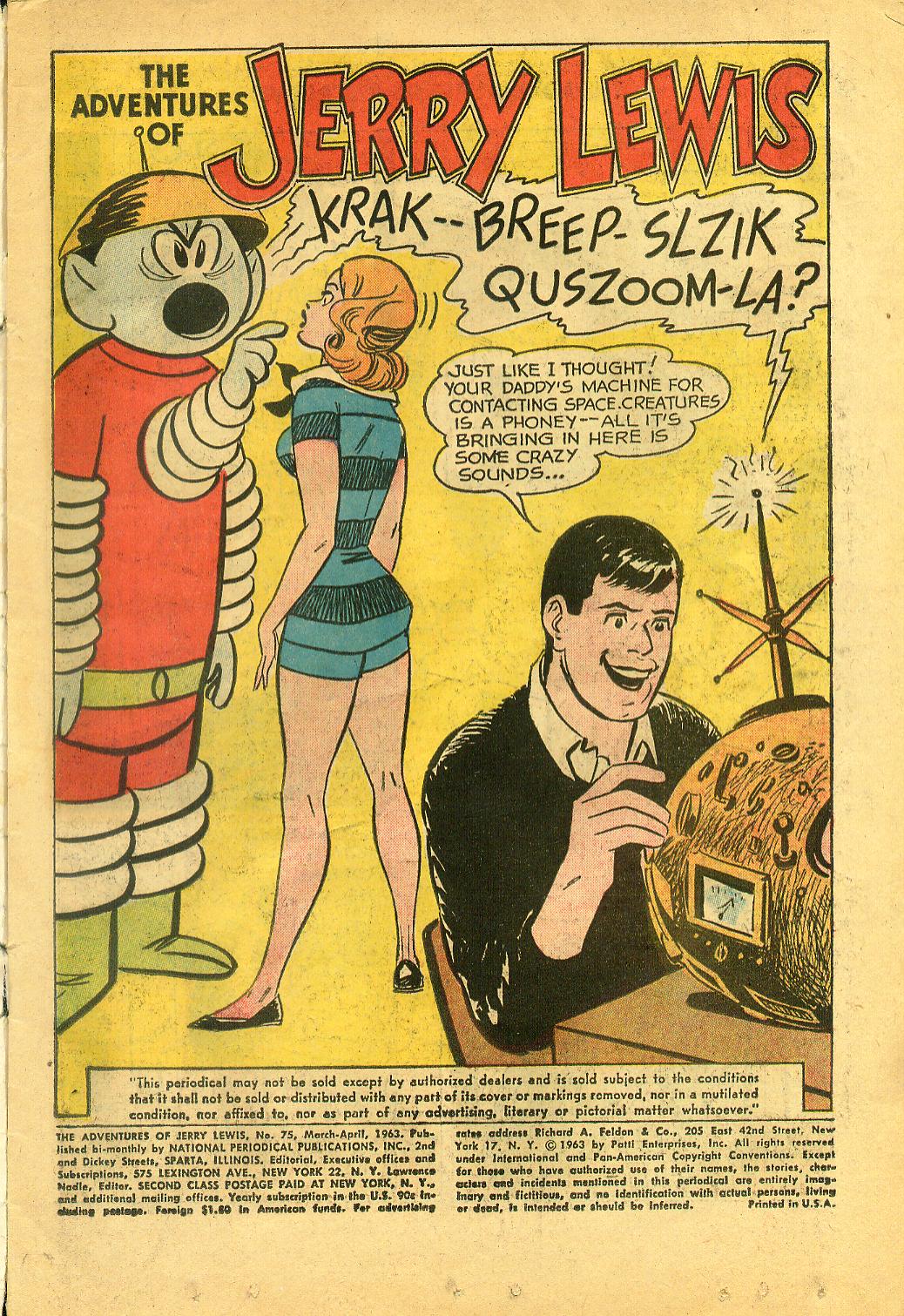 Read online The Adventures of Jerry Lewis comic -  Issue #75 - 3