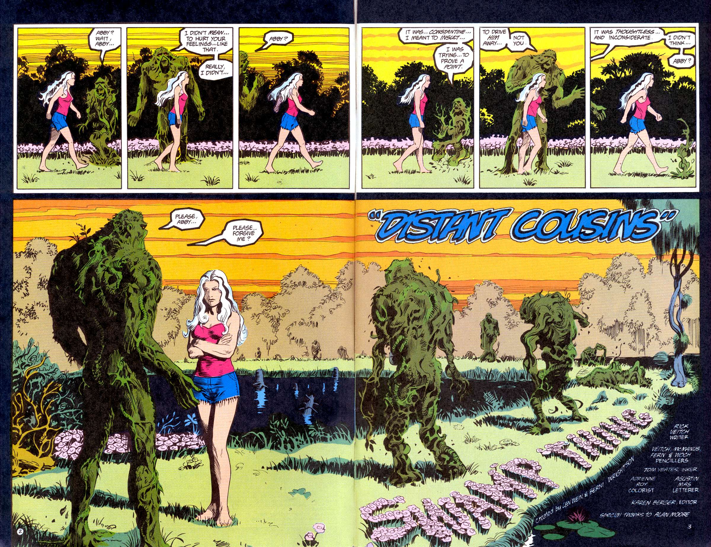 Read online Swamp Thing (1982) comic -  Issue # _Annual 3 - 4