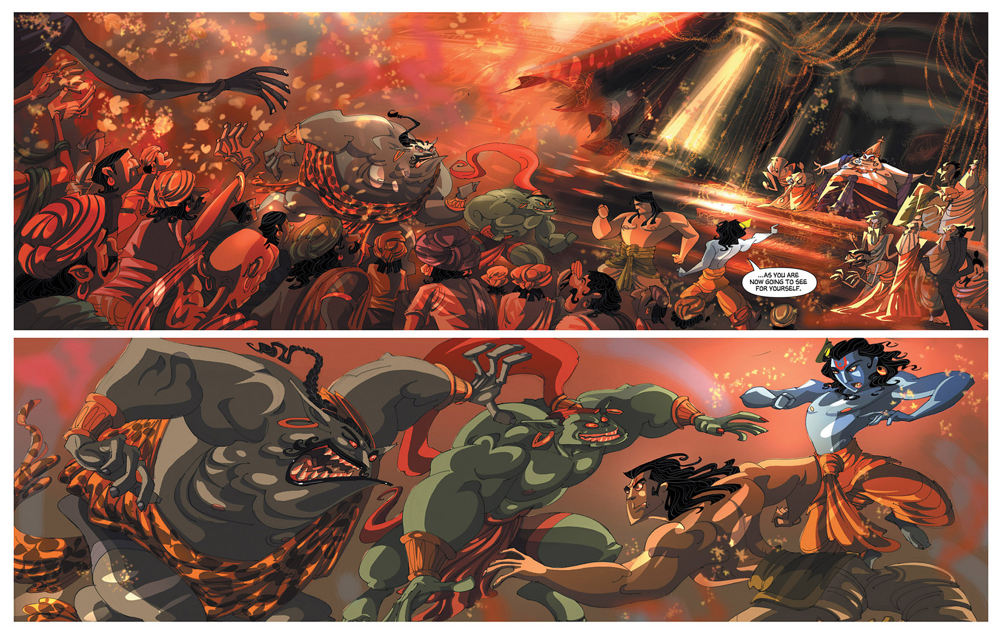 Read online Krishna: A Journey Within comic -  Issue # TPB (Part 1) - 73