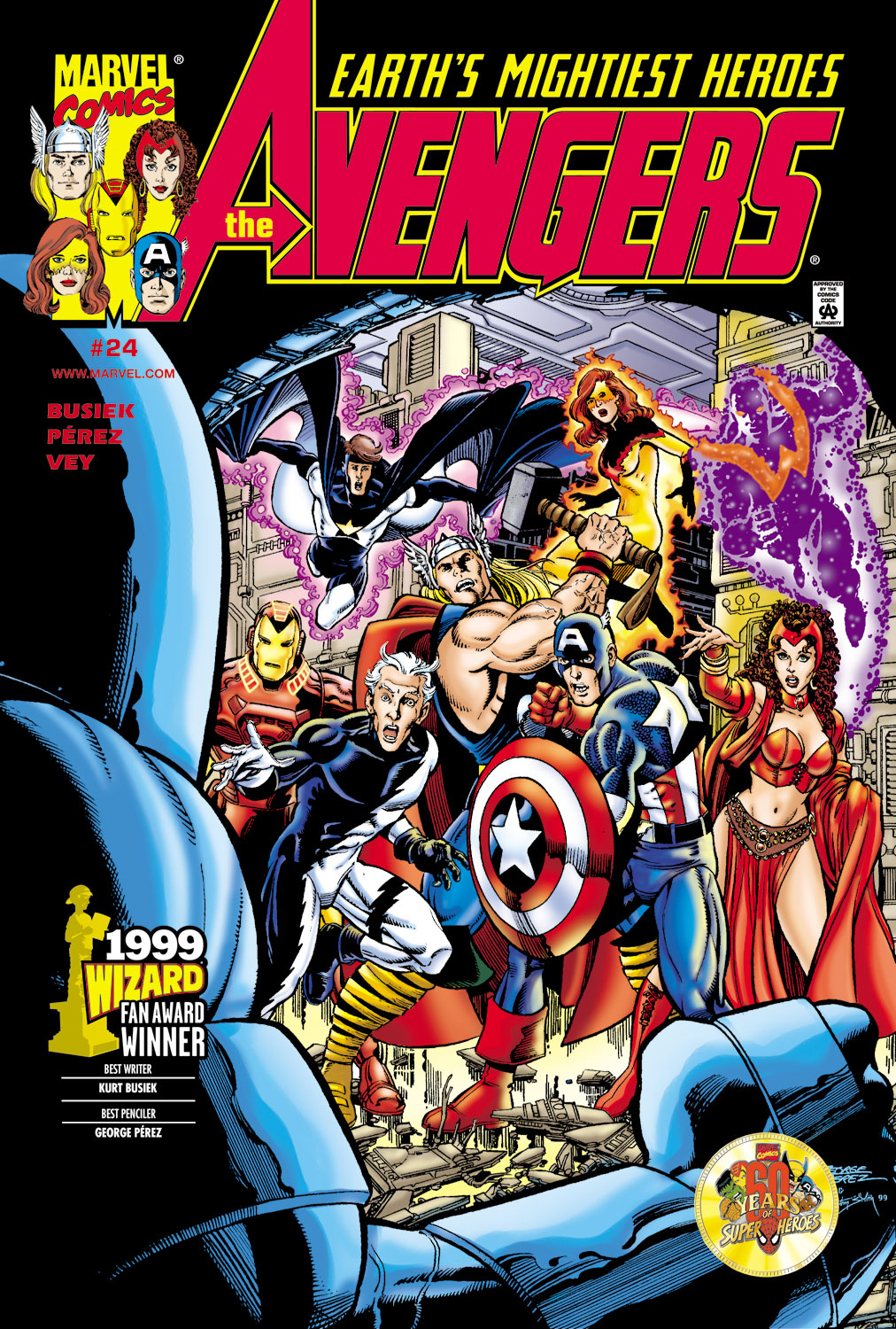 Read online Avengers (1998) comic -  Issue #24 - 1