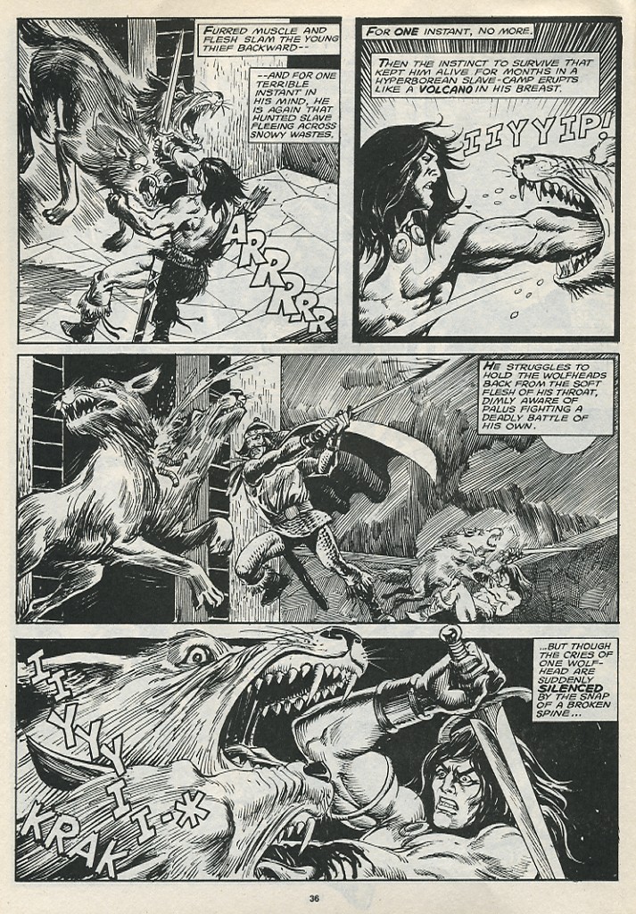 Read online The Savage Sword Of Conan comic -  Issue #174 - 38
