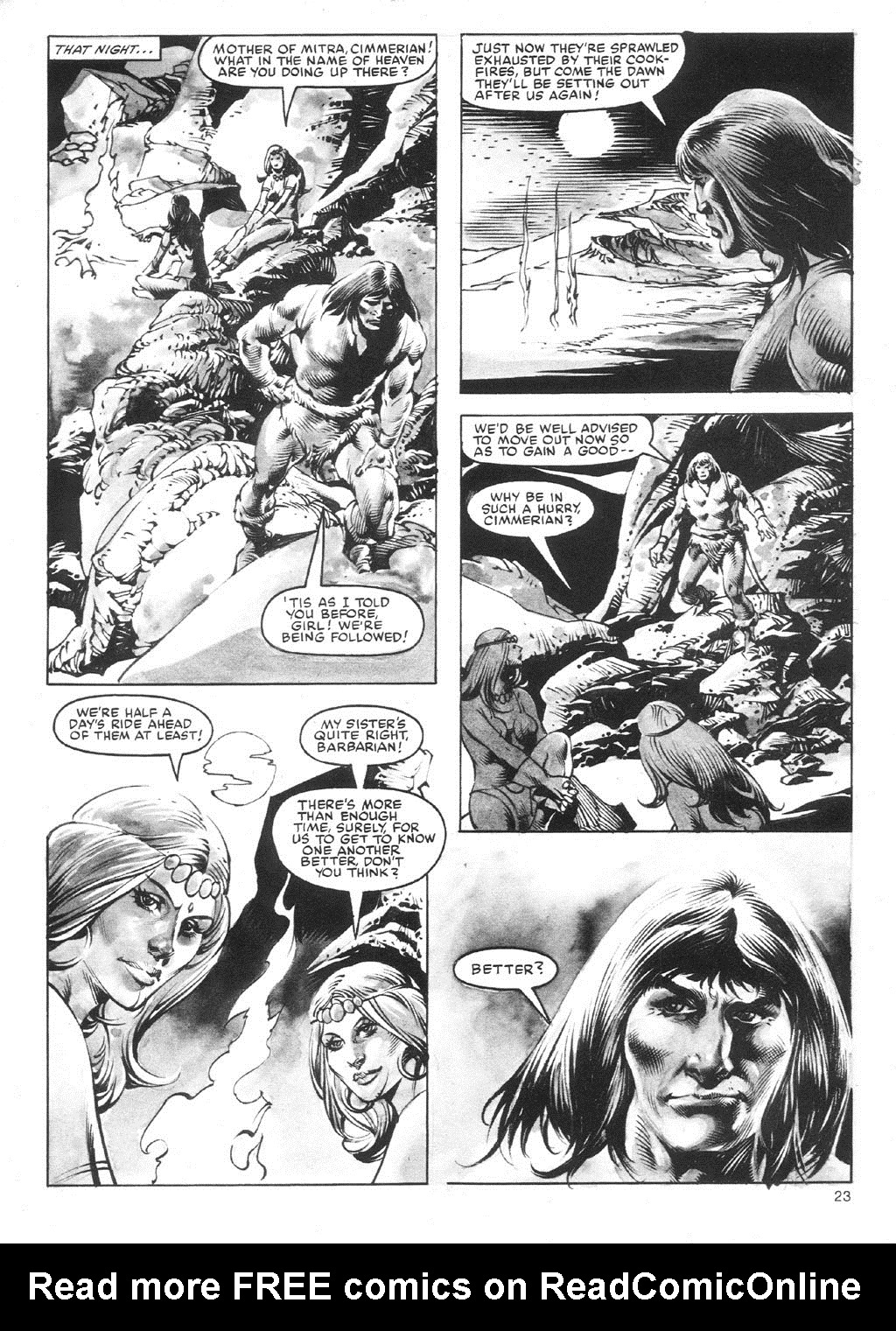 Read online The Savage Sword Of Conan comic -  Issue #88 - 23