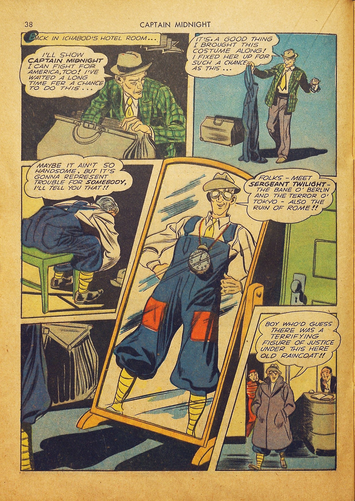 Read online Captain Midnight (1942) comic -  Issue #2 - 37