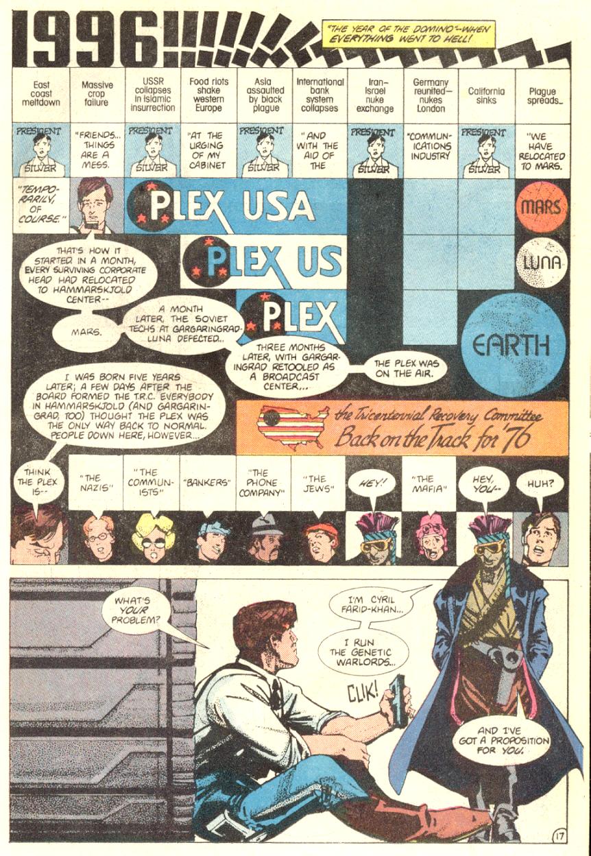 Read online American Flagg! comic -  Issue #1 - 18