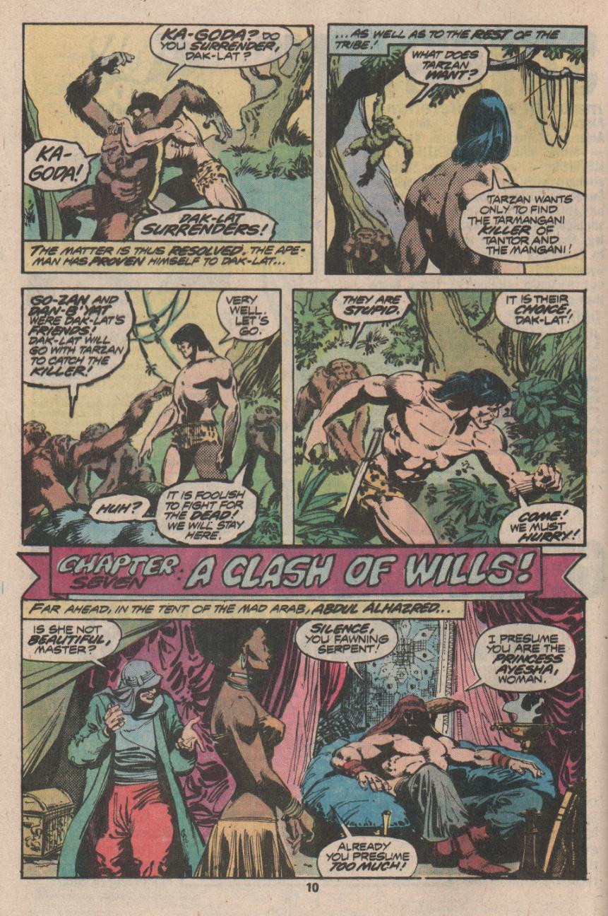 Read online Tarzan (1977) comic -  Issue #16 - 7
