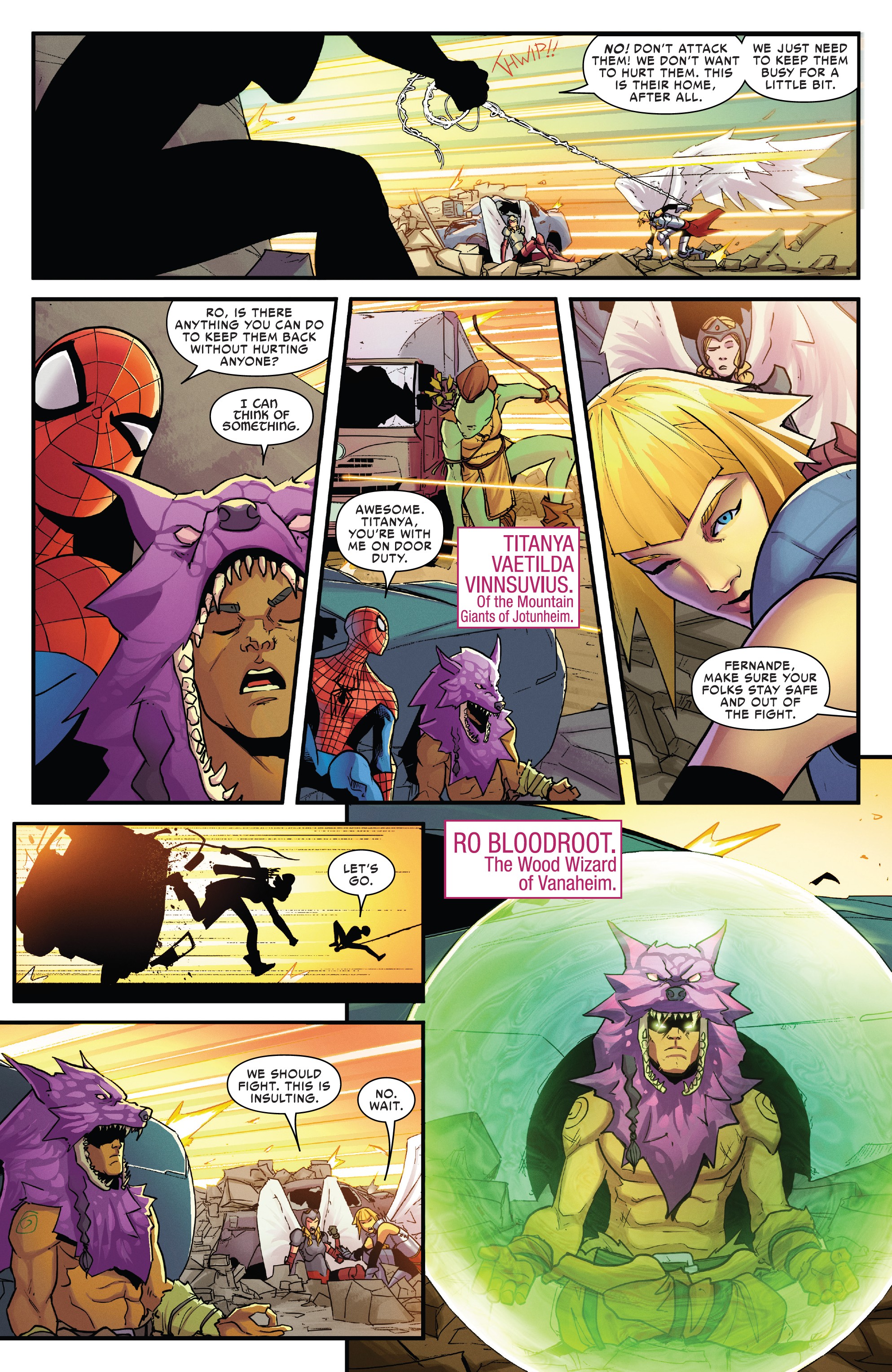 Read online War of the Realms: Spider-Man & the League of Realms comic -  Issue #2 - 11