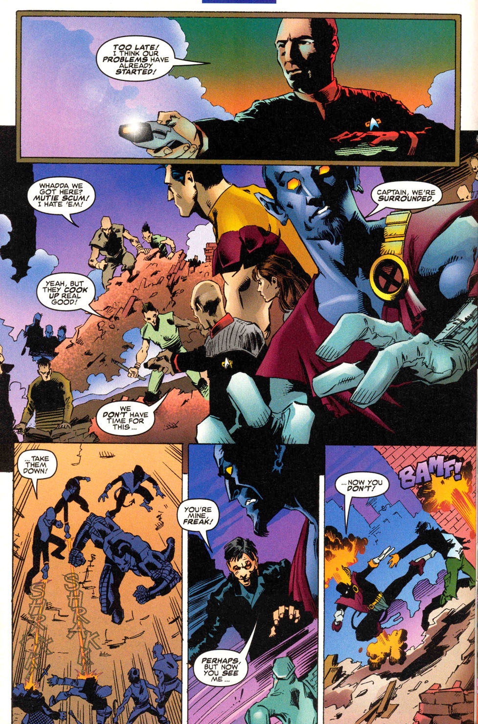 Star Trek: The Next Generation/X-Men: Second Contact issue Full - Page 27