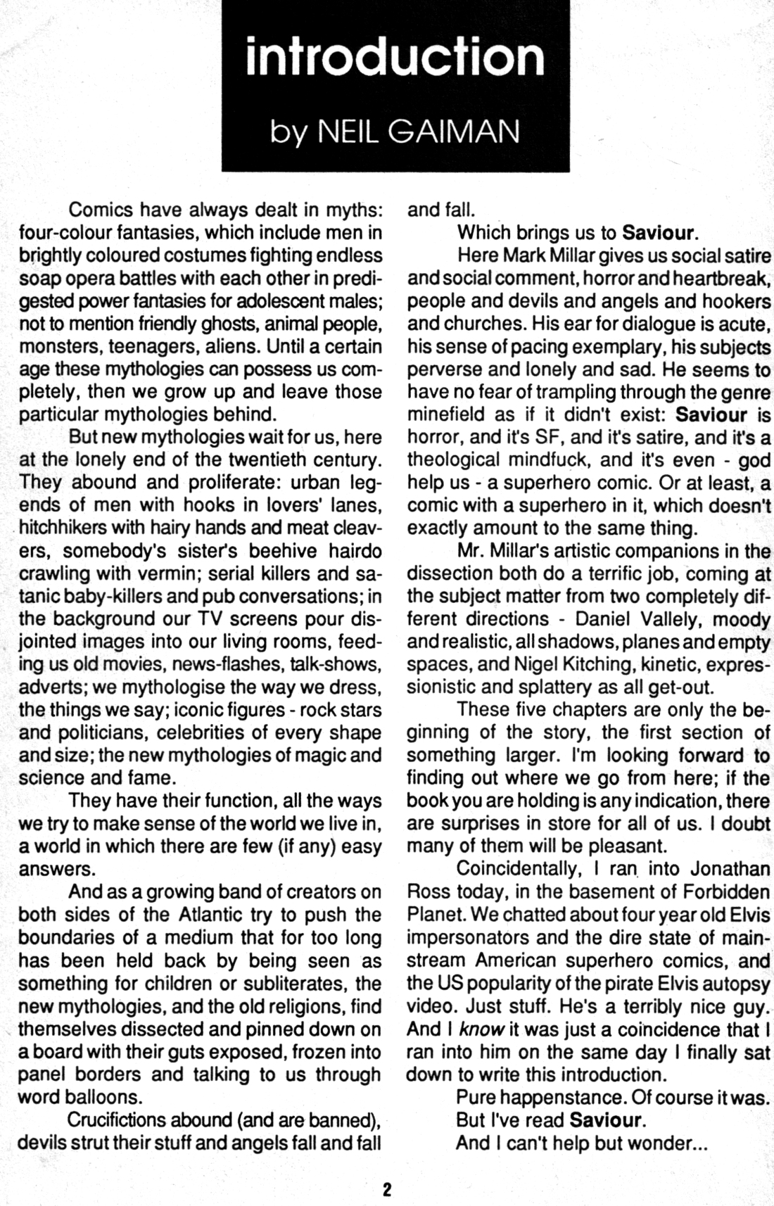 Read online Saviour comic -  Issue # TPB - 4