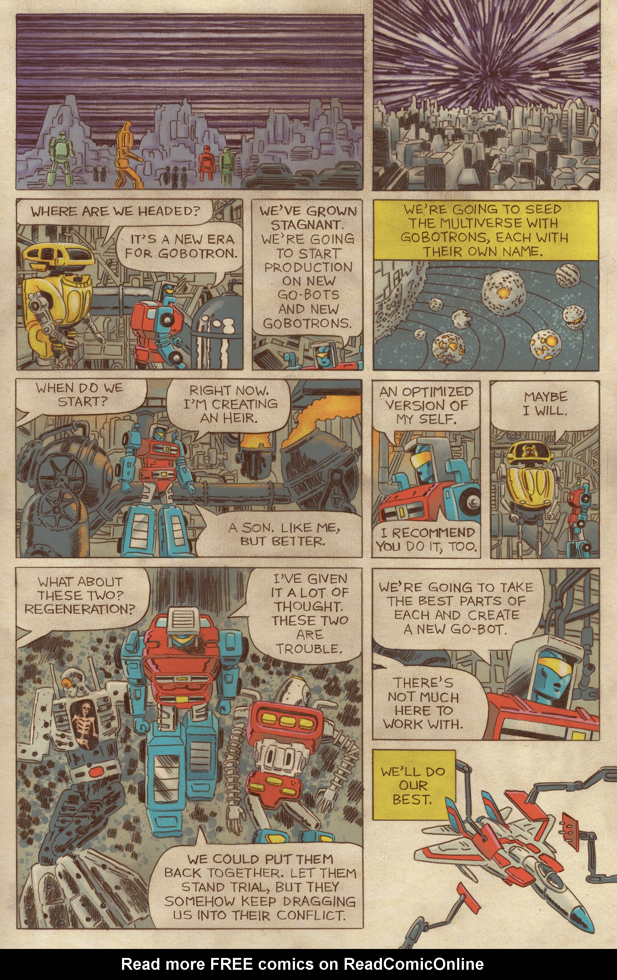 Read online Go-Bots comic -  Issue #5 - 21