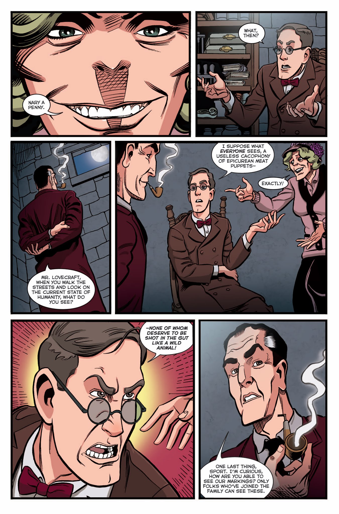 Read online Herald: Lovecraft and Tesla comic -  Issue #3 - 15
