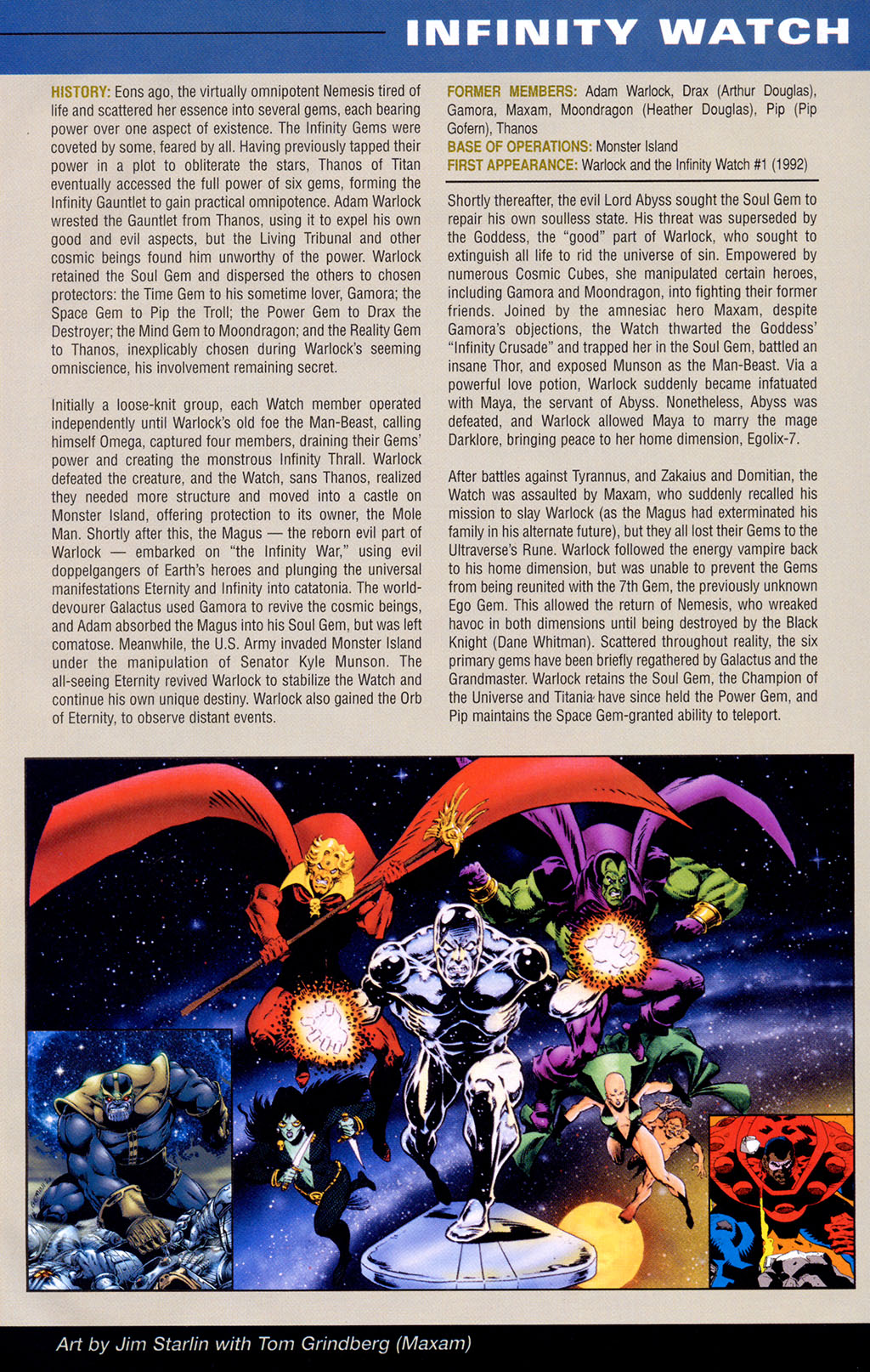 Read online Official Handbook of the Marvel Universe: Teams 2005 comic -  Issue # Full - 25
