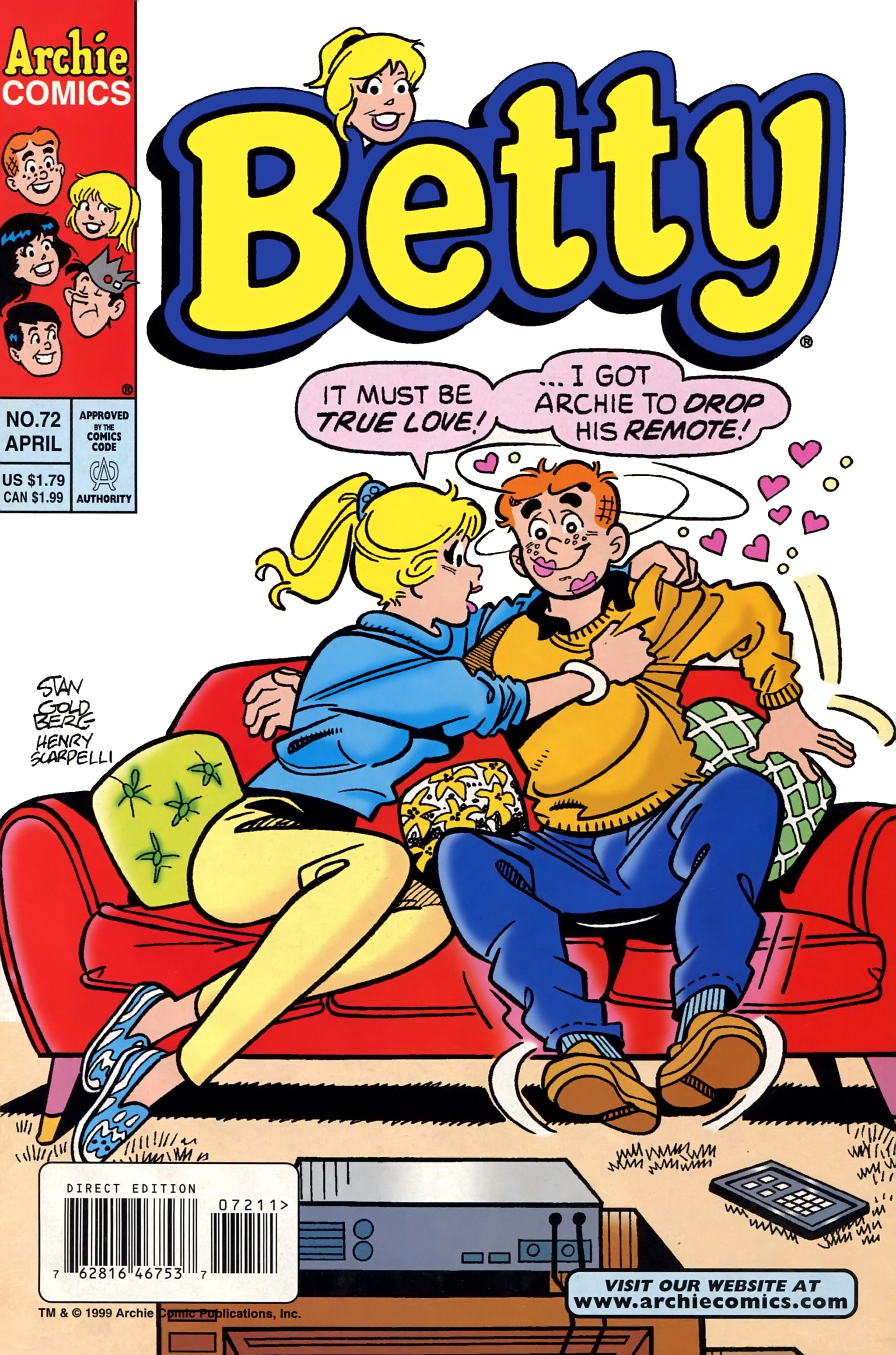 Read online Betty comic -  Issue #72 - 1