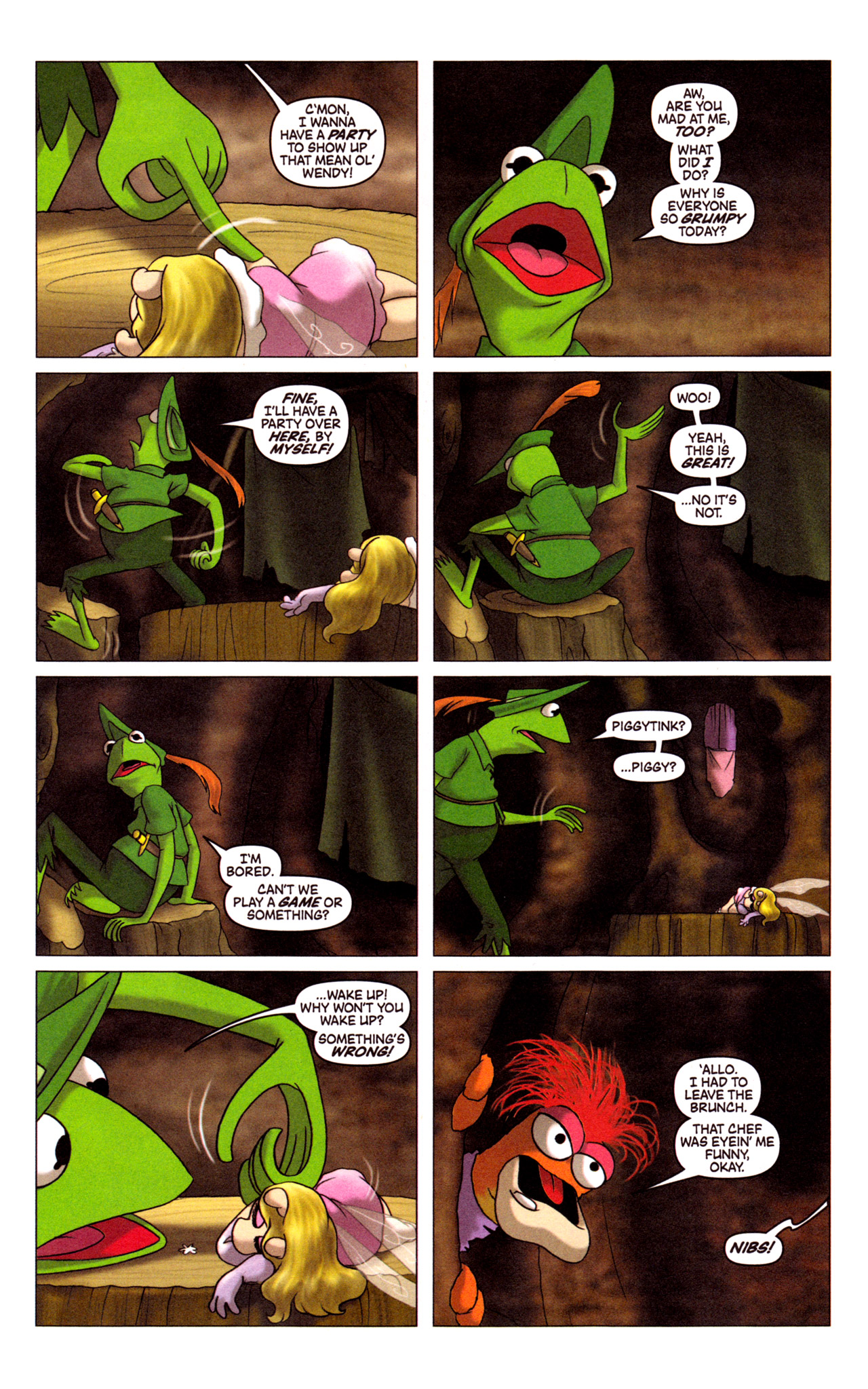 Read online Muppet Peter Pan comic -  Issue #4 - 4