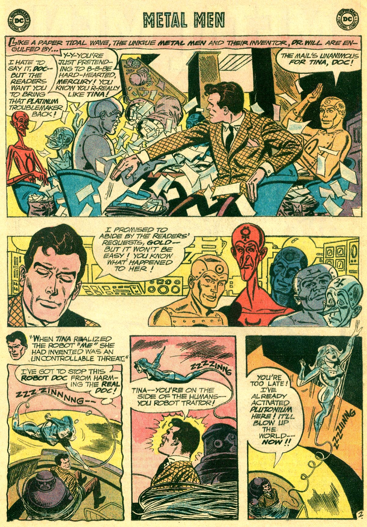 Read online Metal Men (1963) comic -  Issue #3 - 4