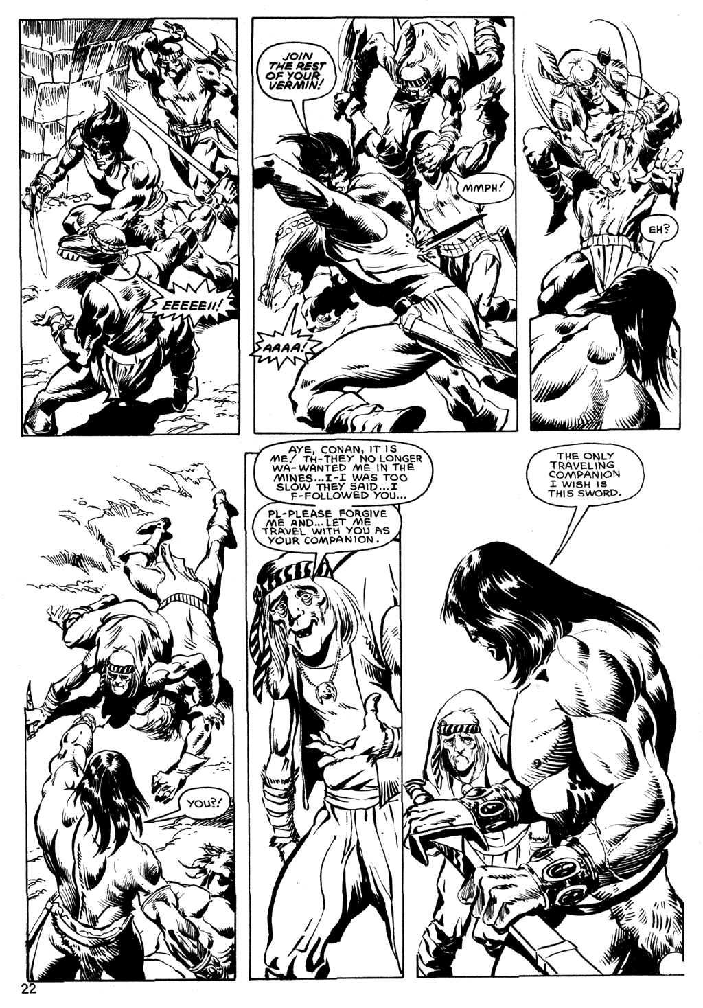 Read online The Savage Sword Of Conan comic -  Issue #120 - 23