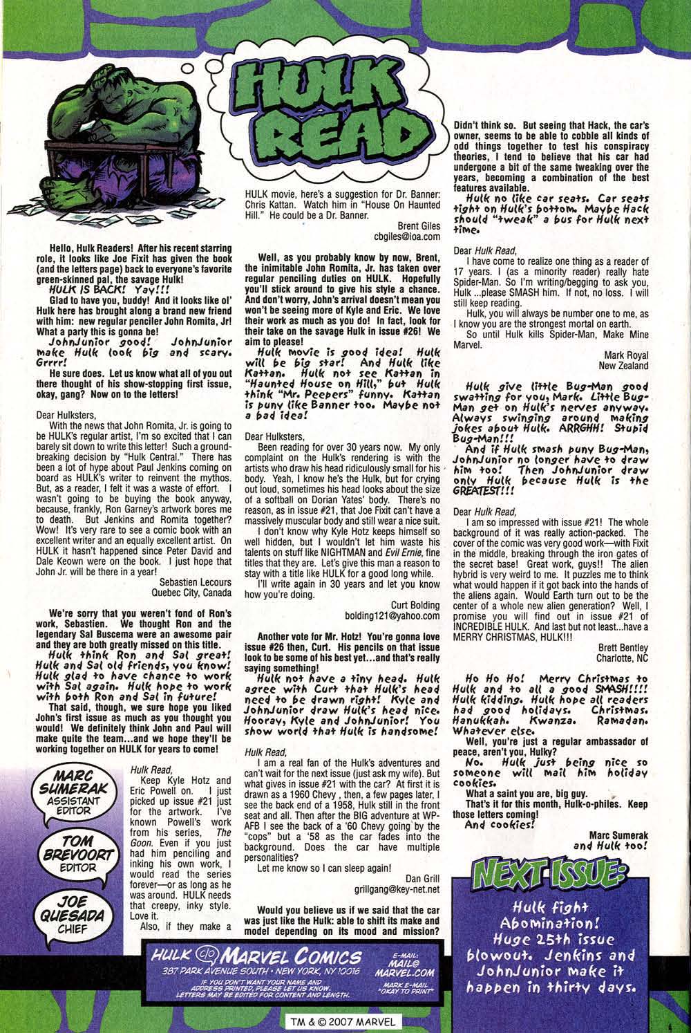 The Incredible Hulk (2000) Issue #24 #13 - English 24