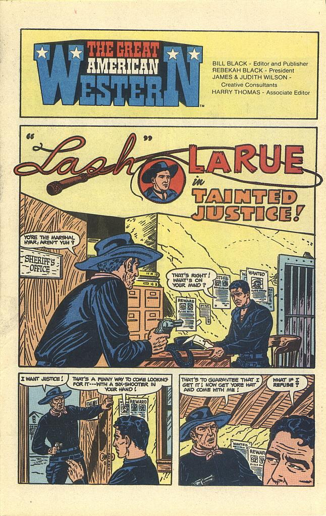 Read online Great American Western comic -  Issue #4 - 3