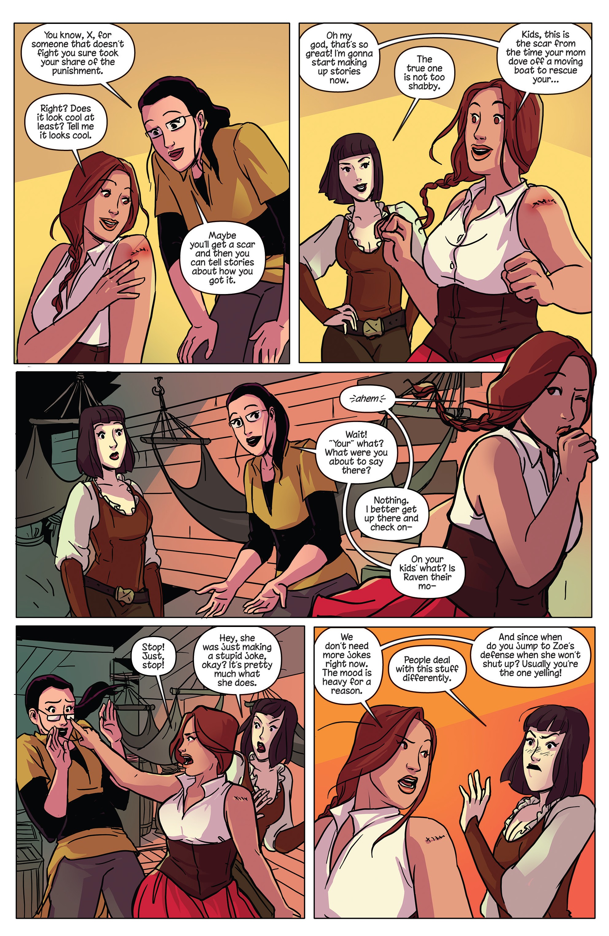 Read online Princeless Raven Year Two: Love and Revenge comic -  Issue # _TPB Two Ships In the Night - 91