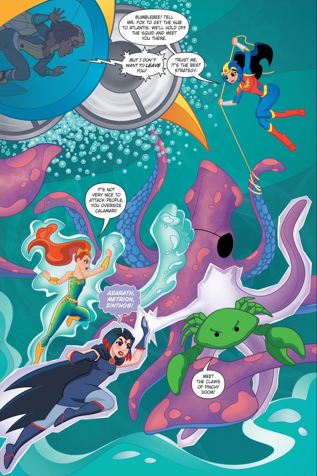 Read online DC Super Hero Girls: Search for Atlantis comic -  Issue # TPB - 21